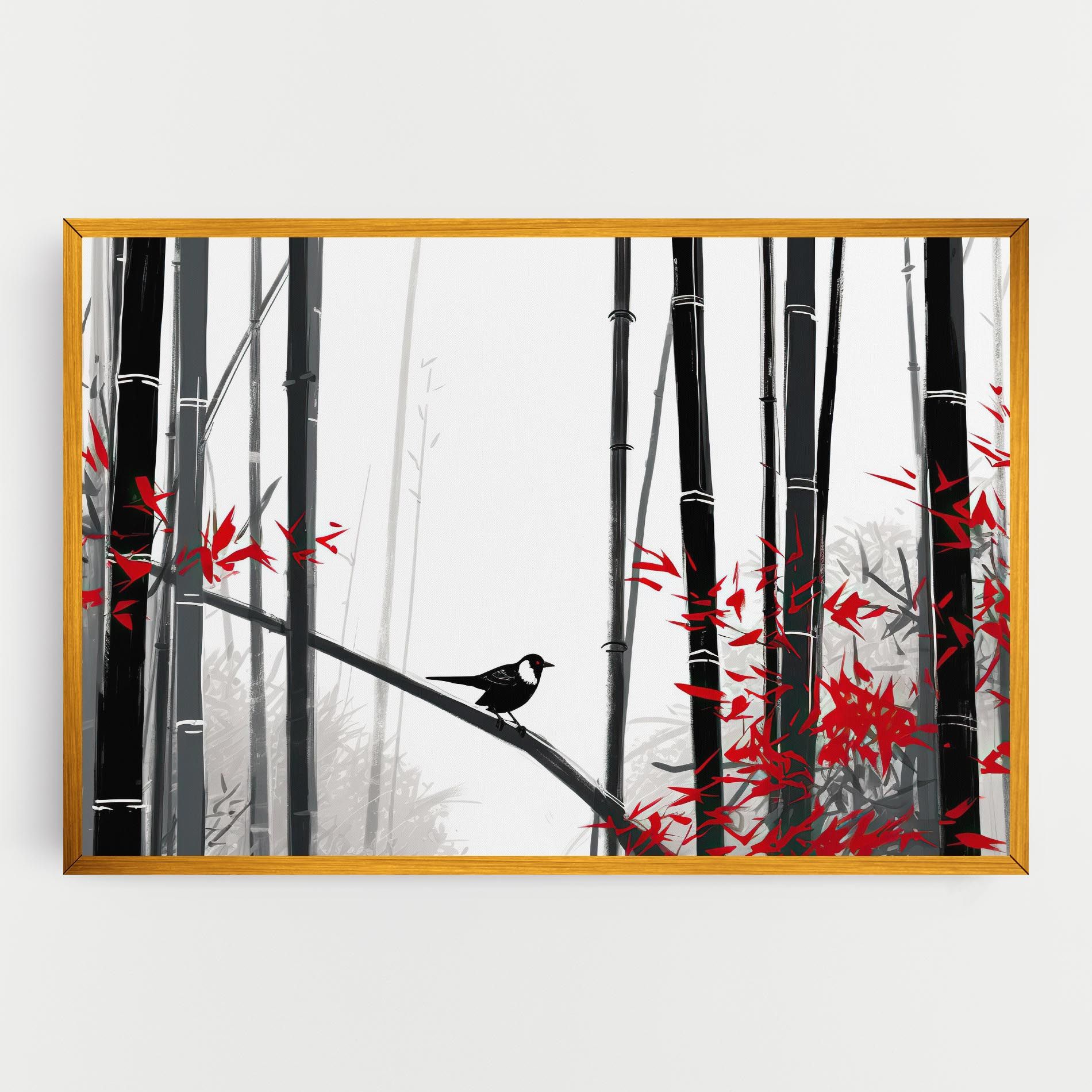 Chinese Red Leafs mockup 0