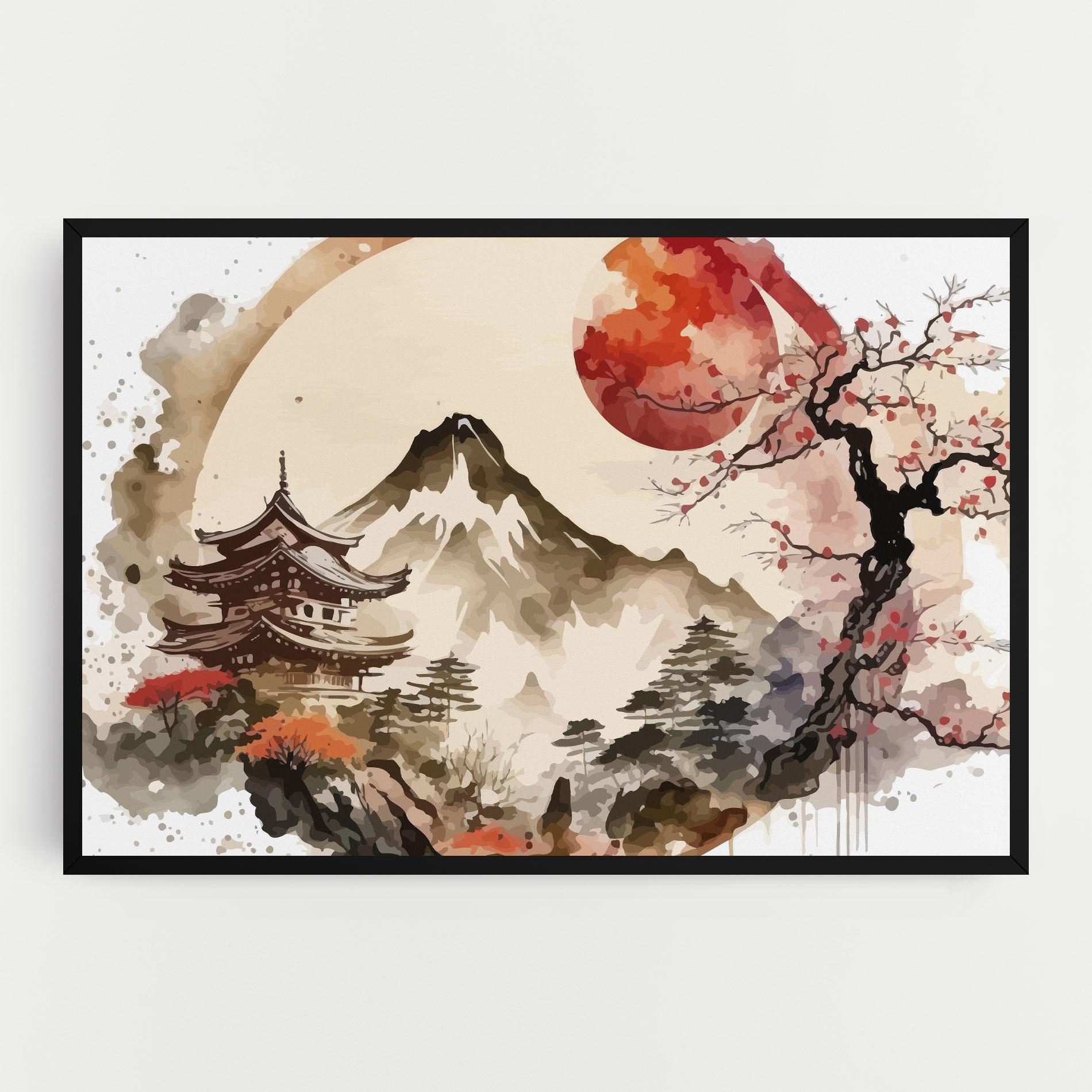 Tablou Canvas Asiatic Blossom View mockup 0