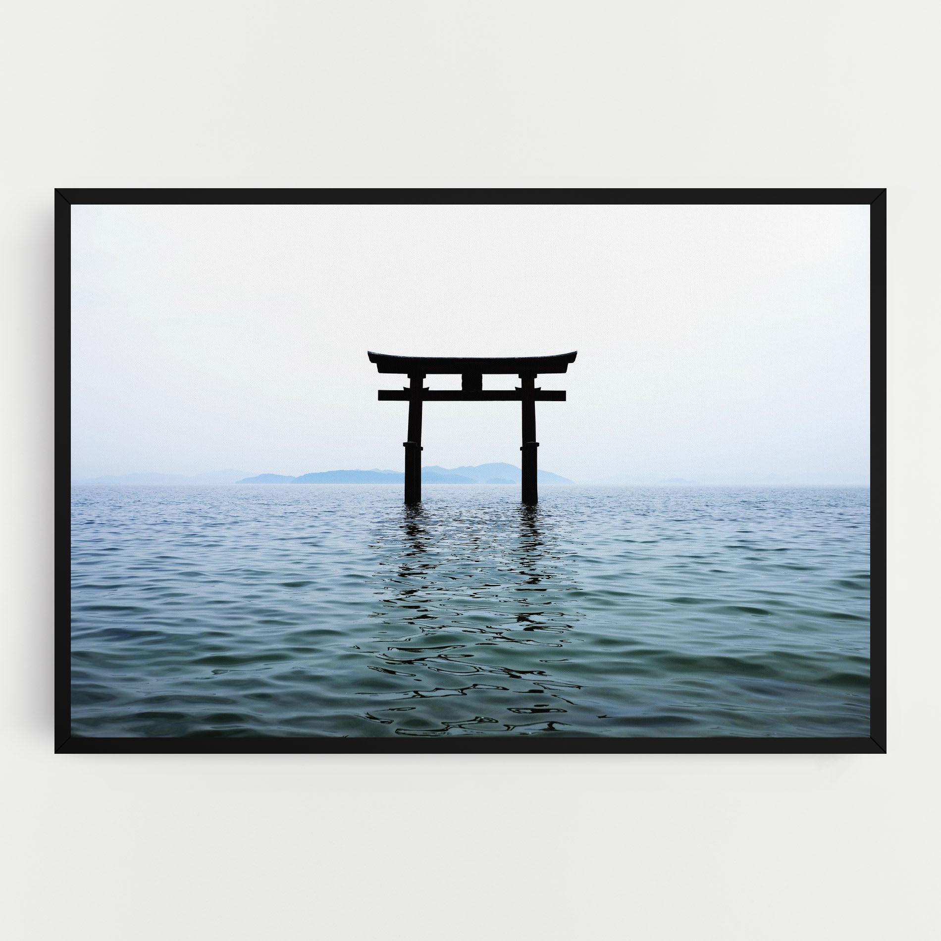 Tablou Canvas Japan Lake Gate mockup 0