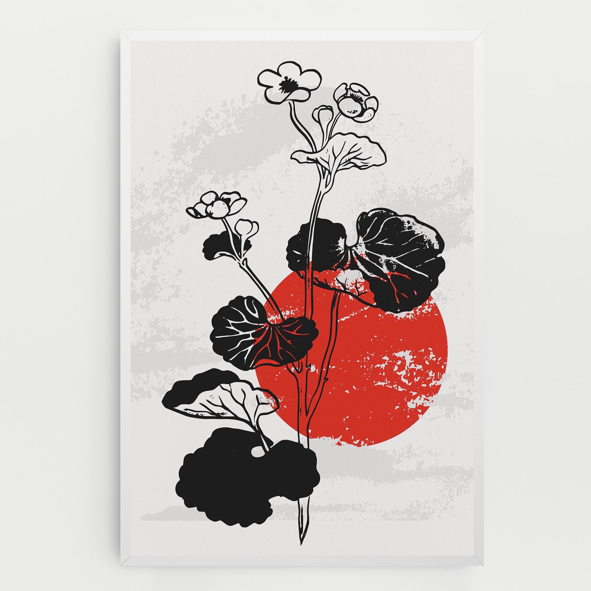 Tablou Canvas Japan Plant Art mockup 0