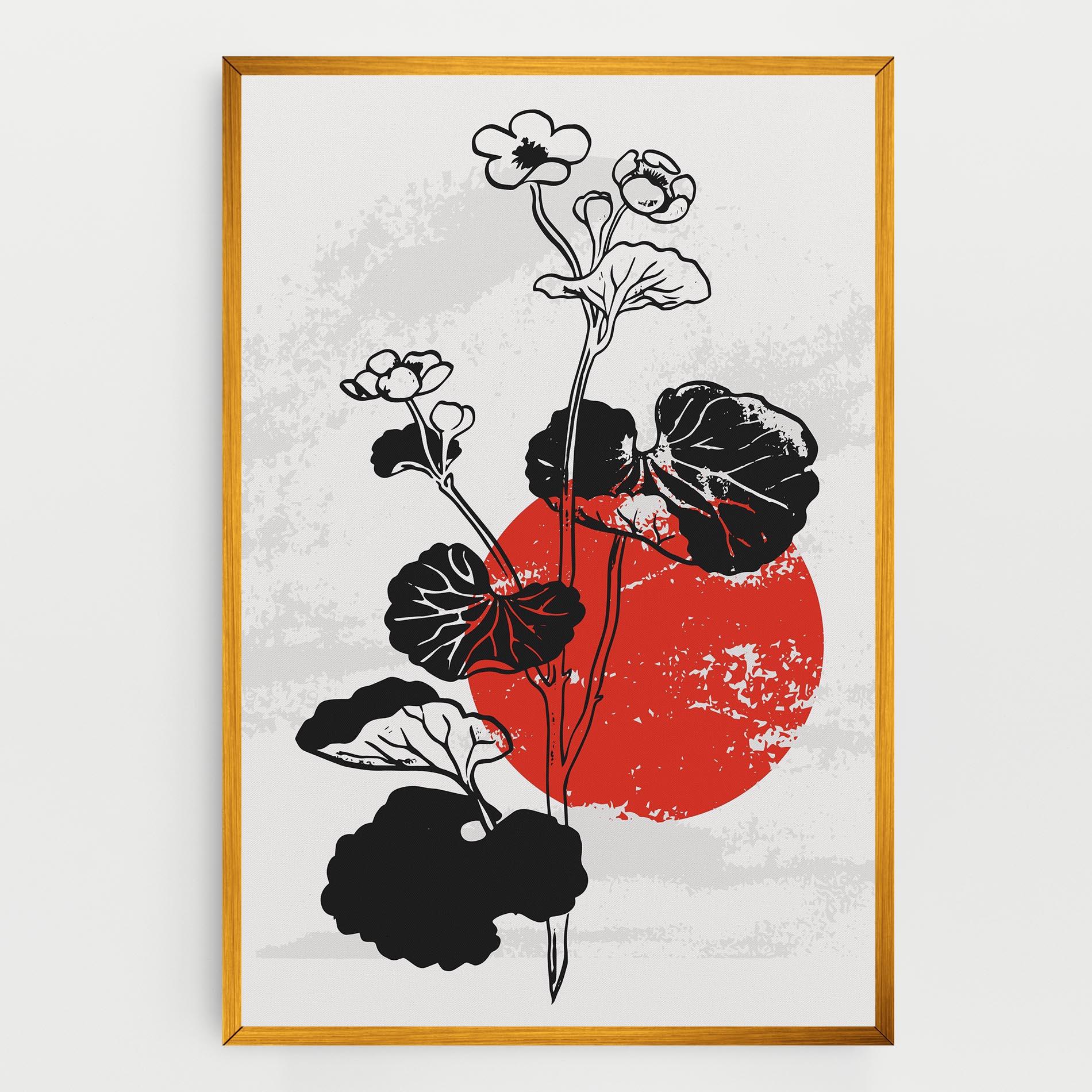 Tablou Canvas Japan Plant Art mockup 0