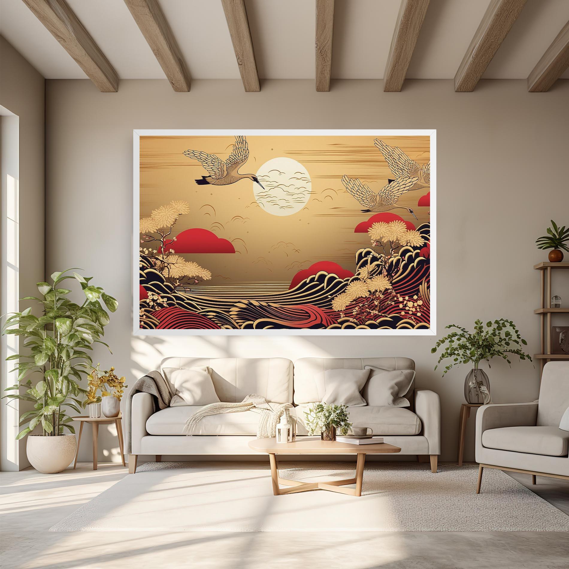 Tablou Canvas Chinese Wind Art mockup 6