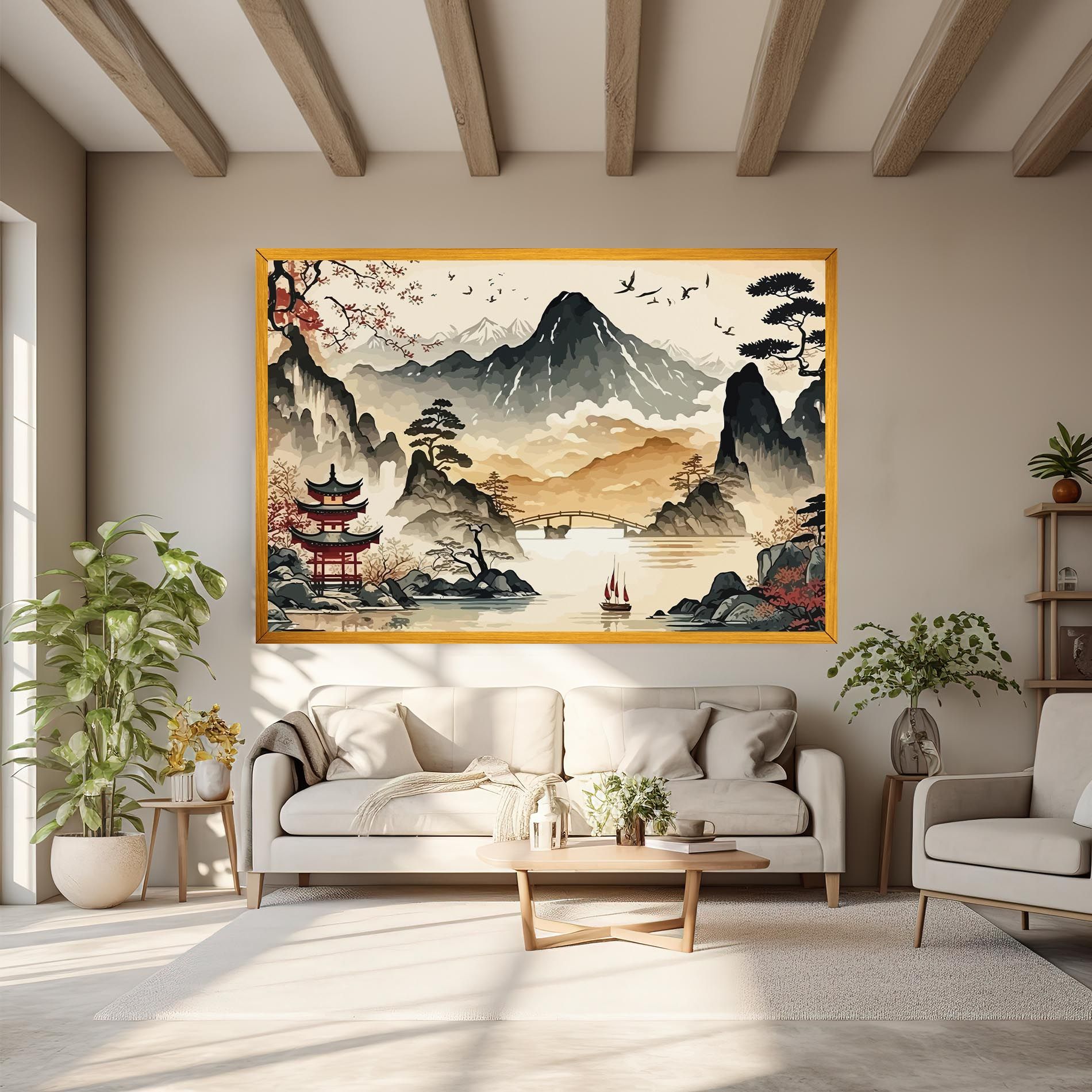 Asian Mountain View mockup 6