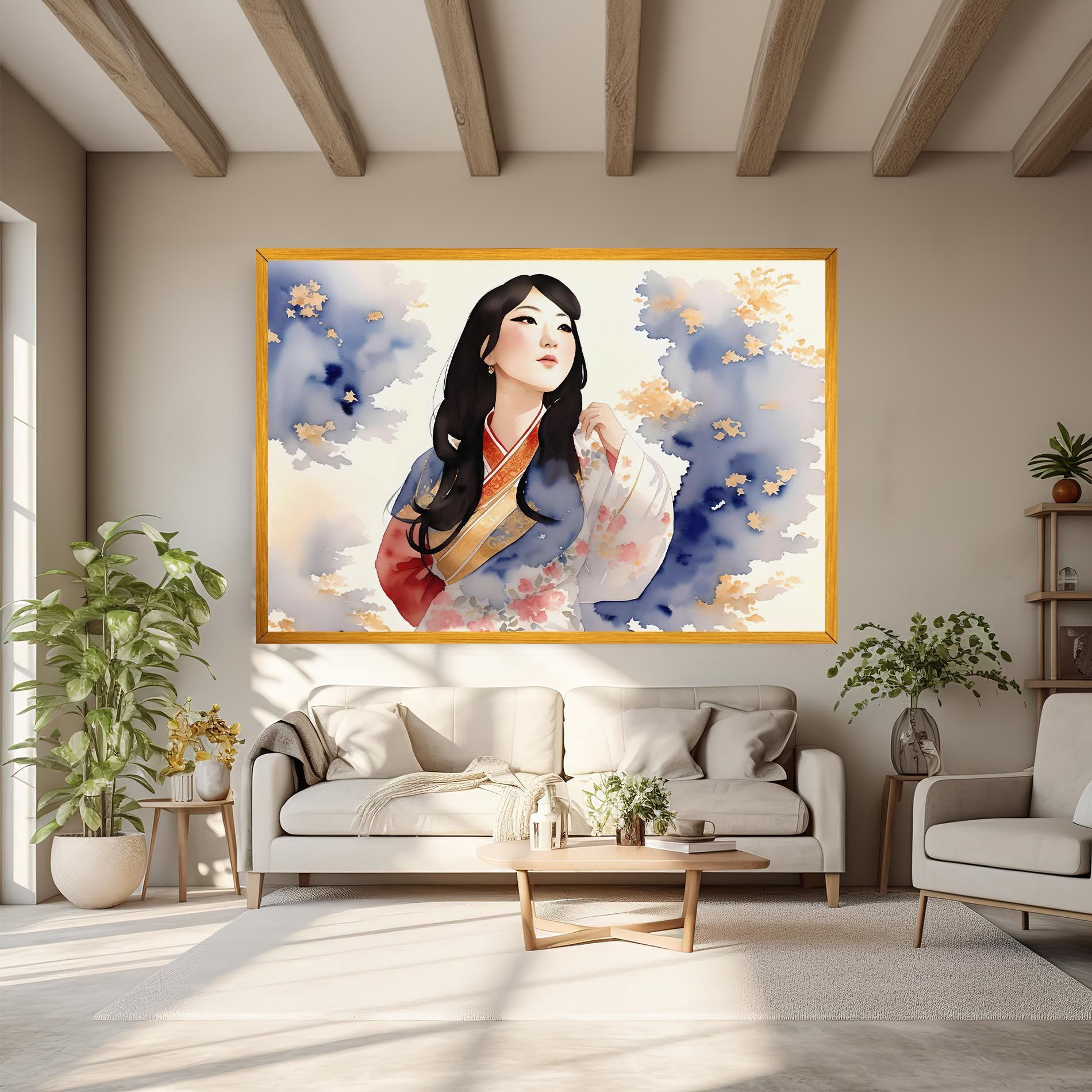 Asian Woman Dancing mockup 6