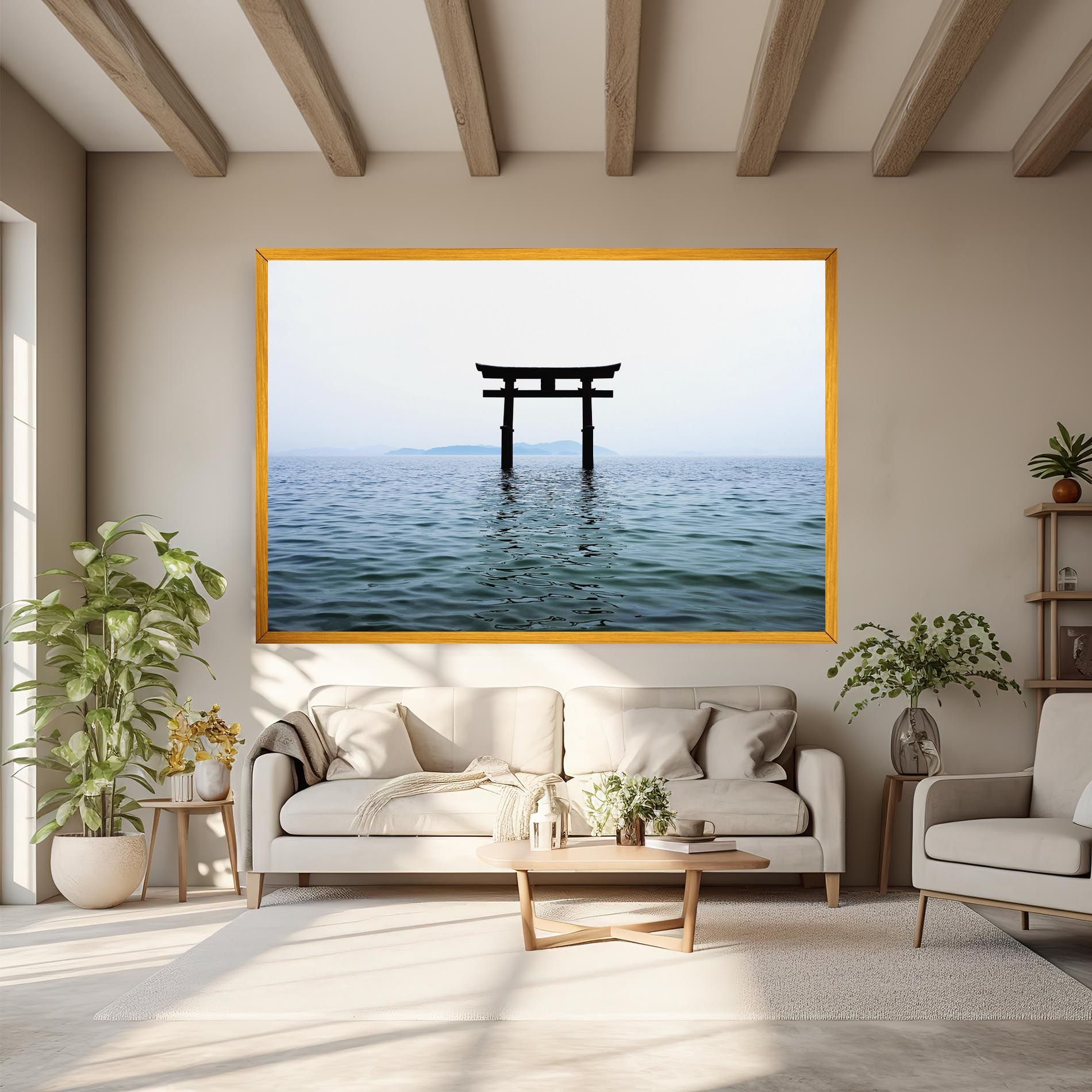 Japan Lake Gate mockup 6