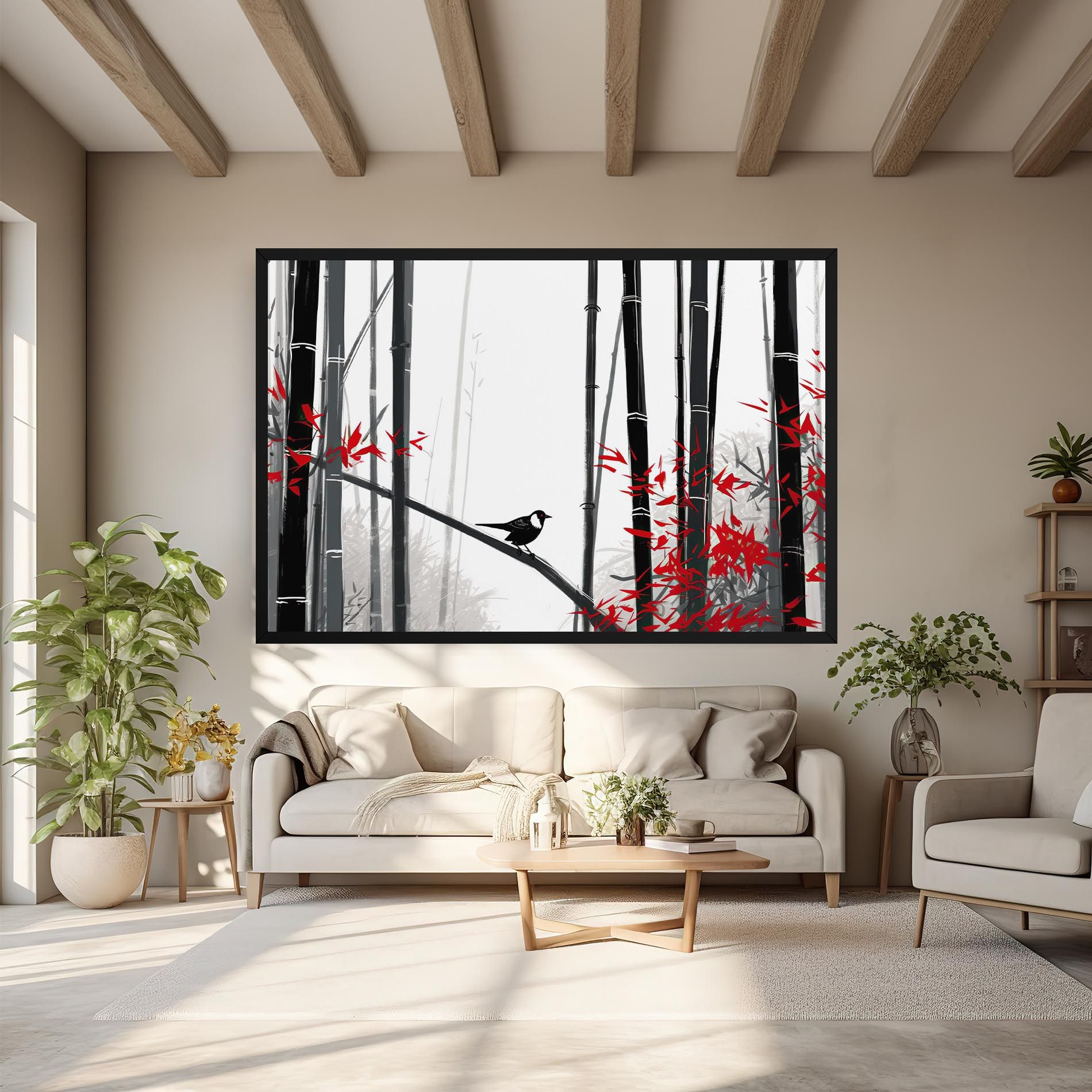 Chinese Red Leafs mockup 6