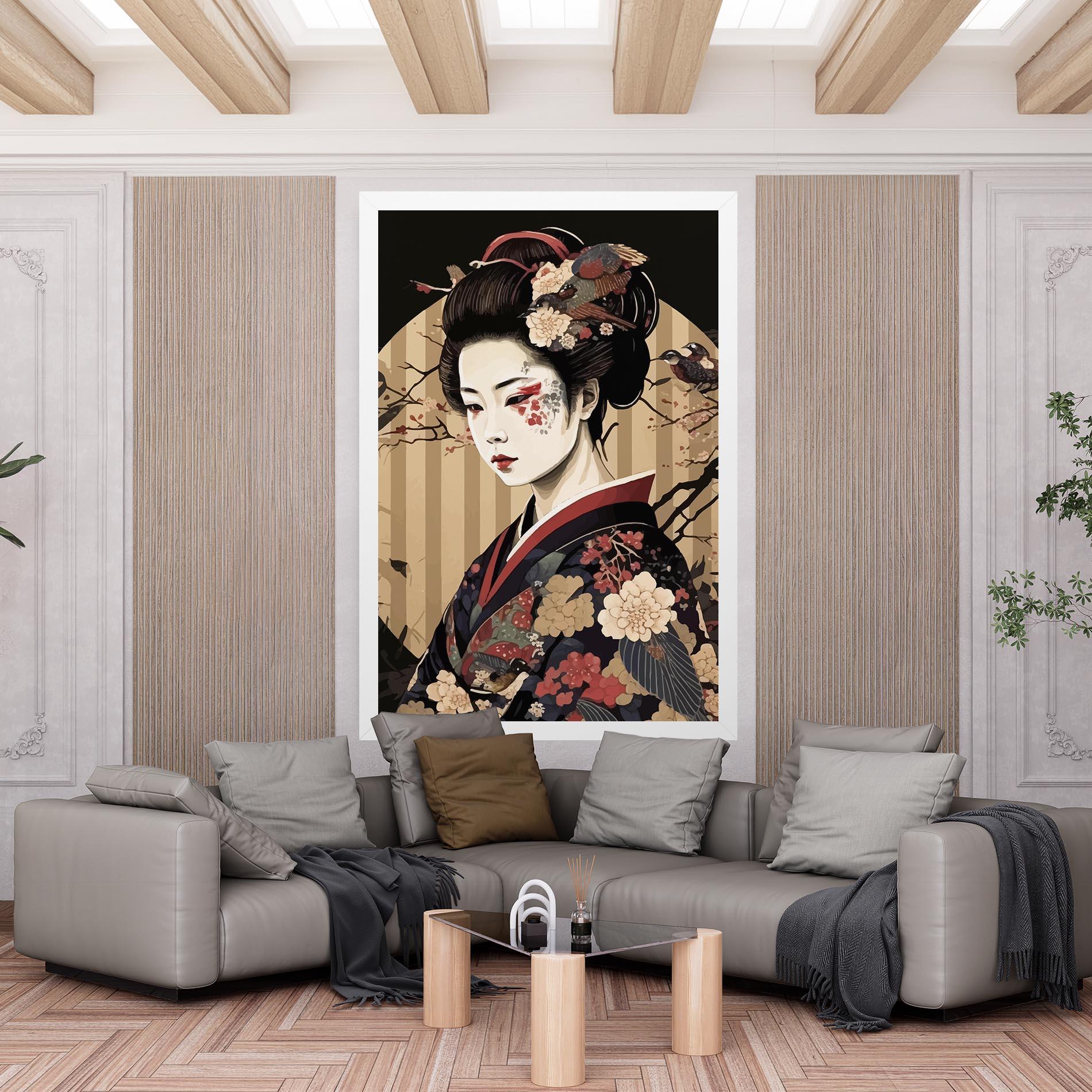 Tablou Canvas Asiatic Lady mockup 6