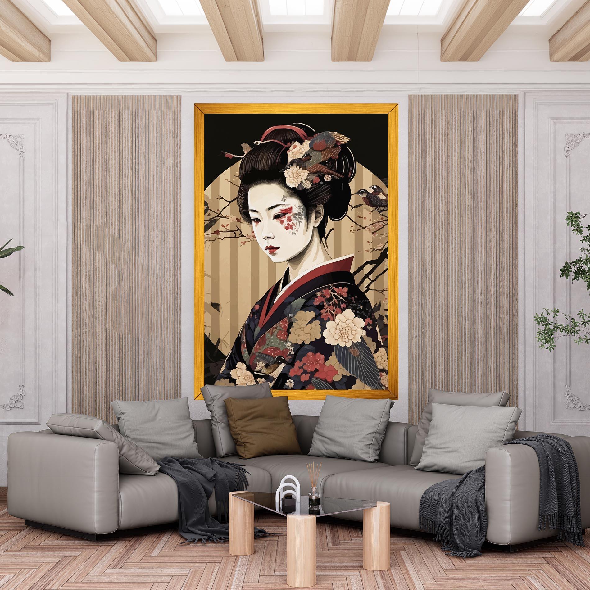 Tablou Canvas Asiatic Lady mockup 6