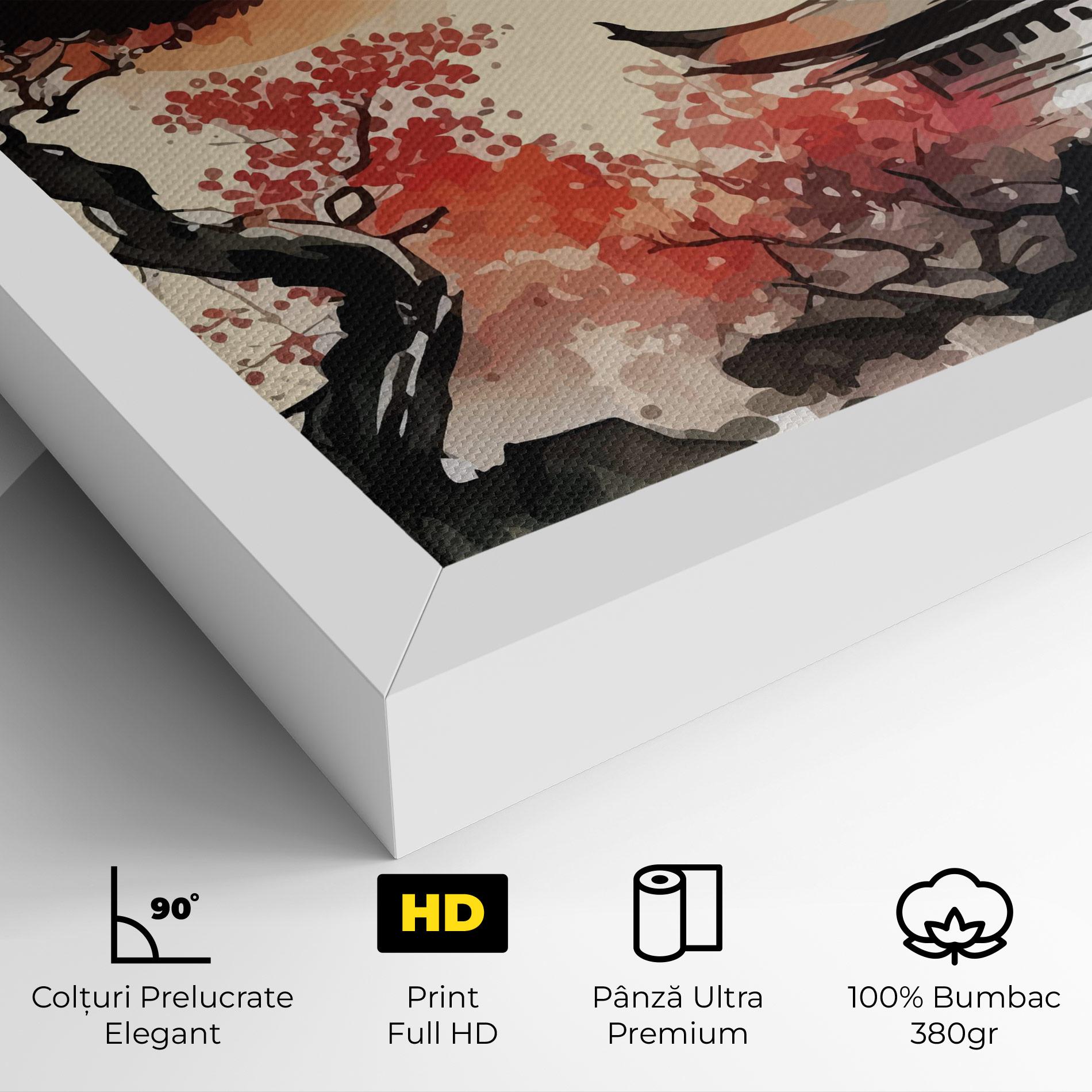 Tablou Canvas Asiatic Beautiful View mockup 4