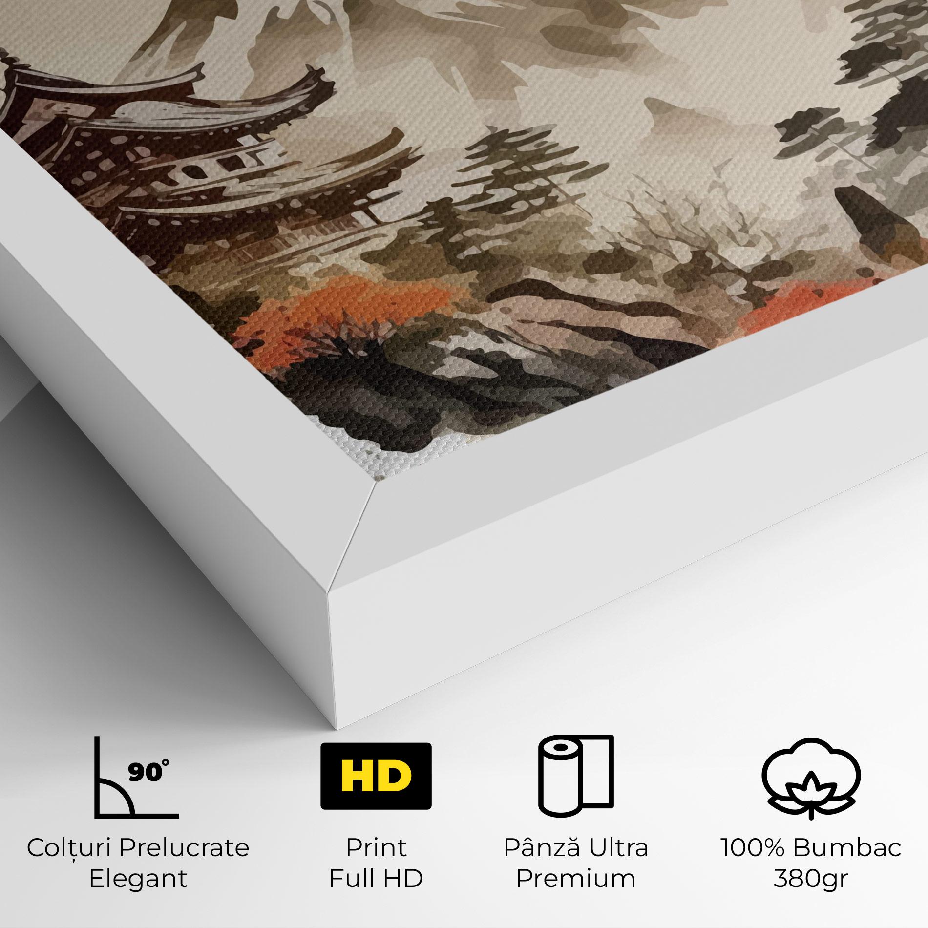 Tablou Canvas Asiatic Blossom View mockup 4
