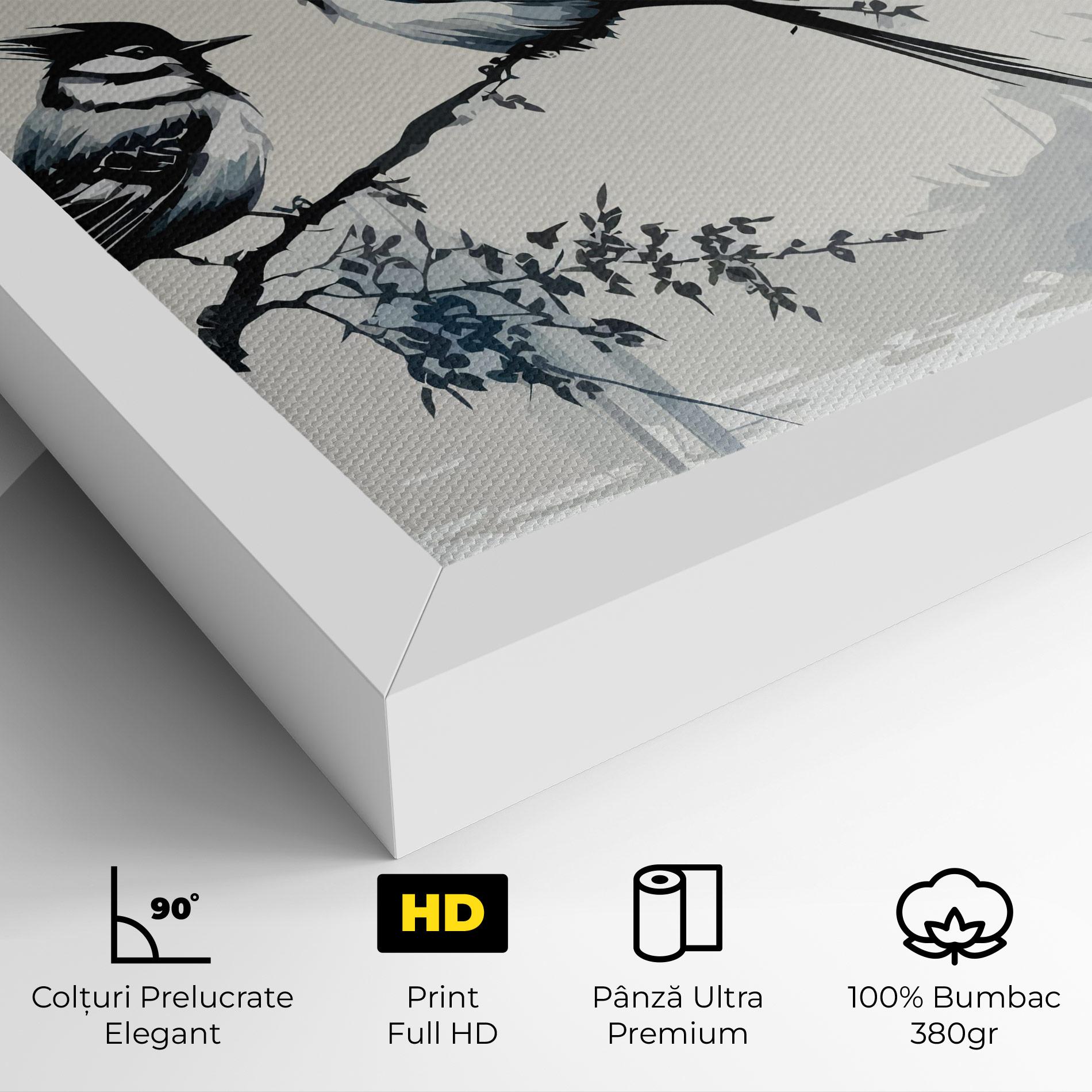 Tablou Canvas Asiatic Blue Bird mockup 4