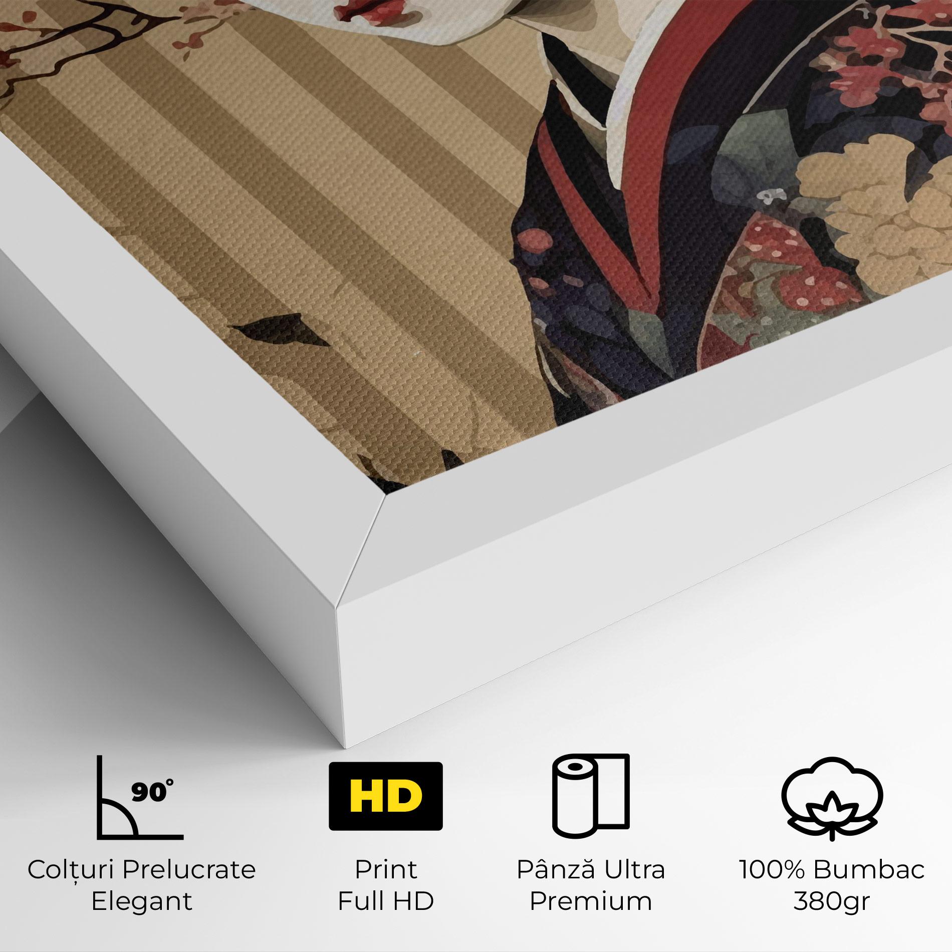 Tablou Canvas Asiatic Lady mockup 4