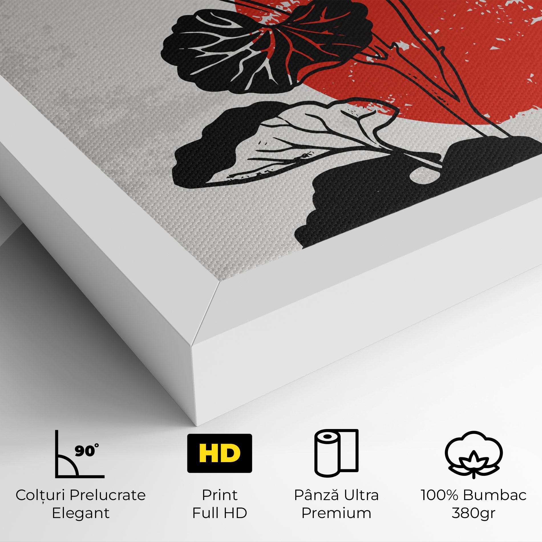 Tablou Canvas Japan Plant Art mockup 4