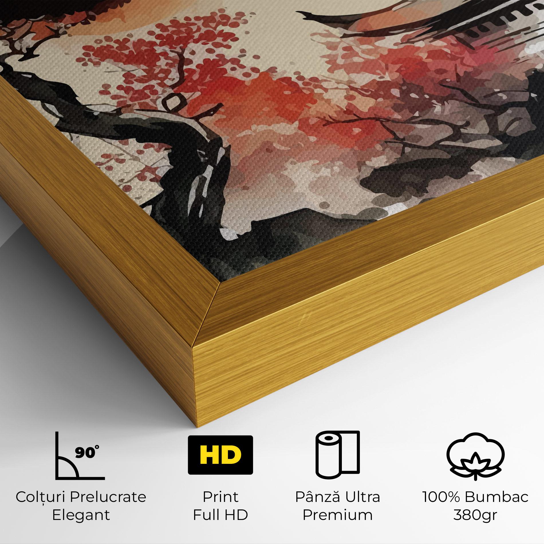 Tablou Canvas Asiatic Beautiful View mockup 4