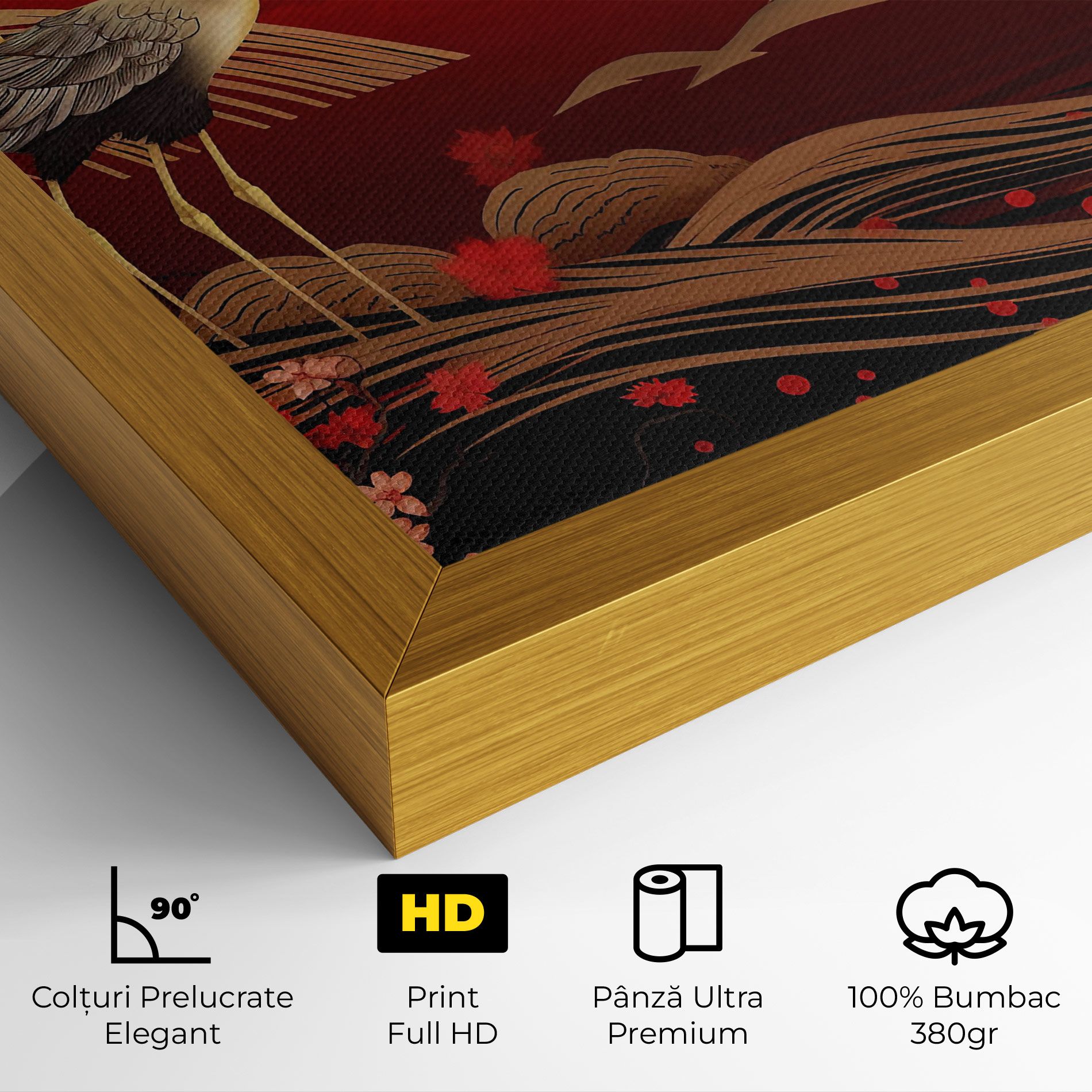 Gold Landscape Painting mockup 4