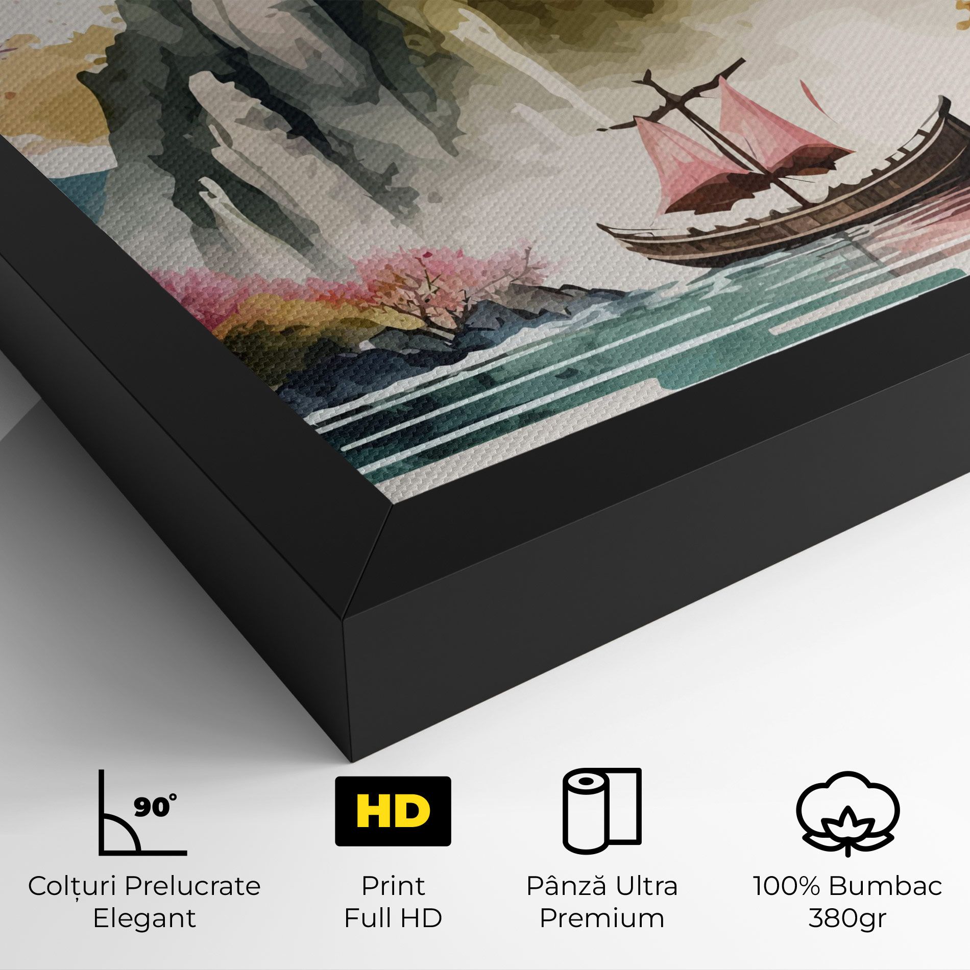 Asian Orange Sunset mockup 4