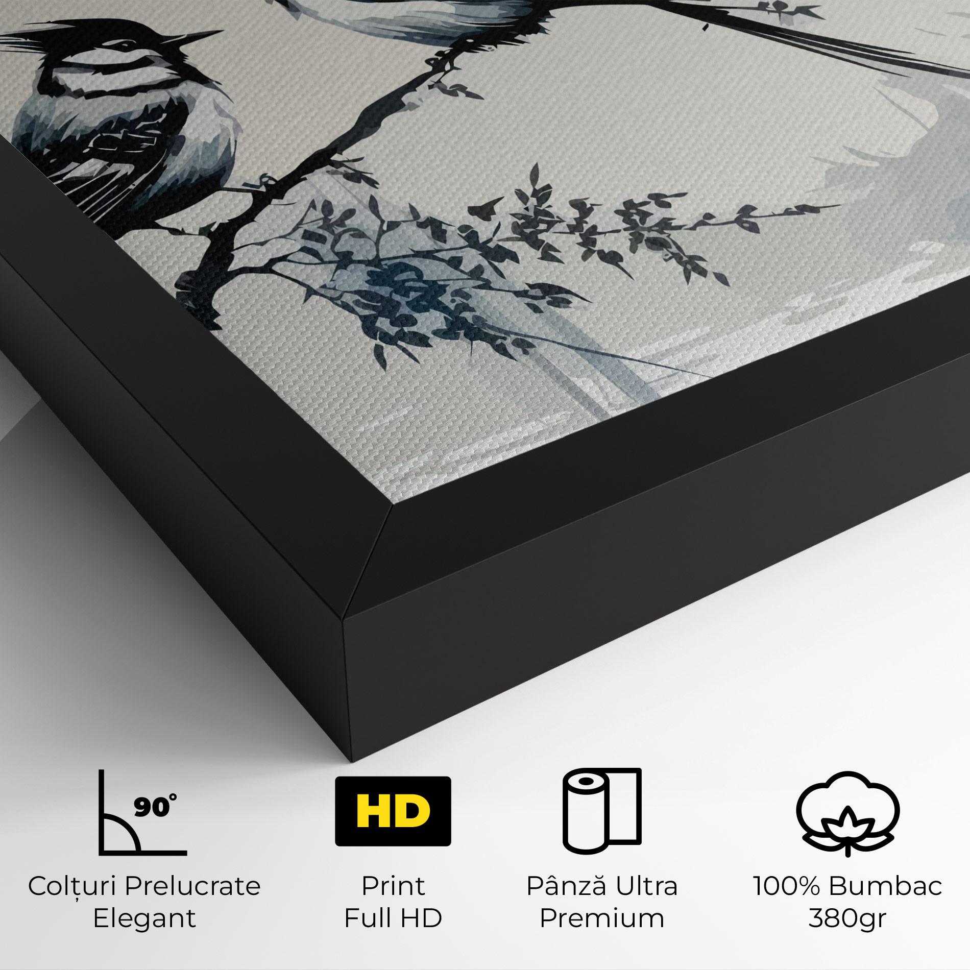 Tablou Canvas Asiatic Blue Bird mockup 4
