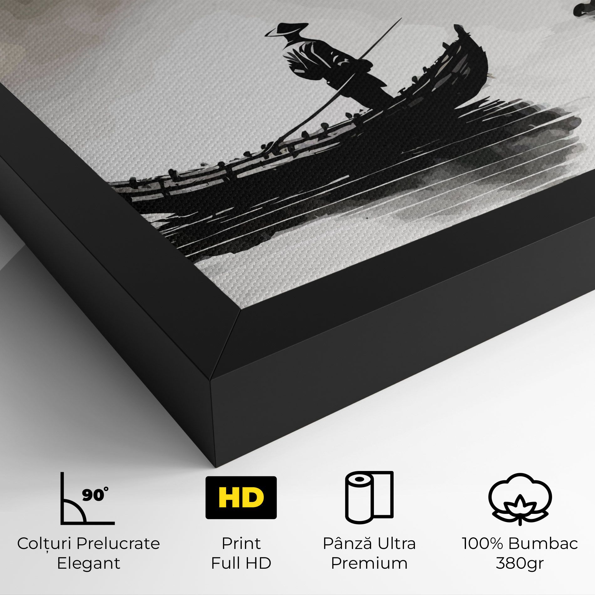 Black Ink Boat mockup 4