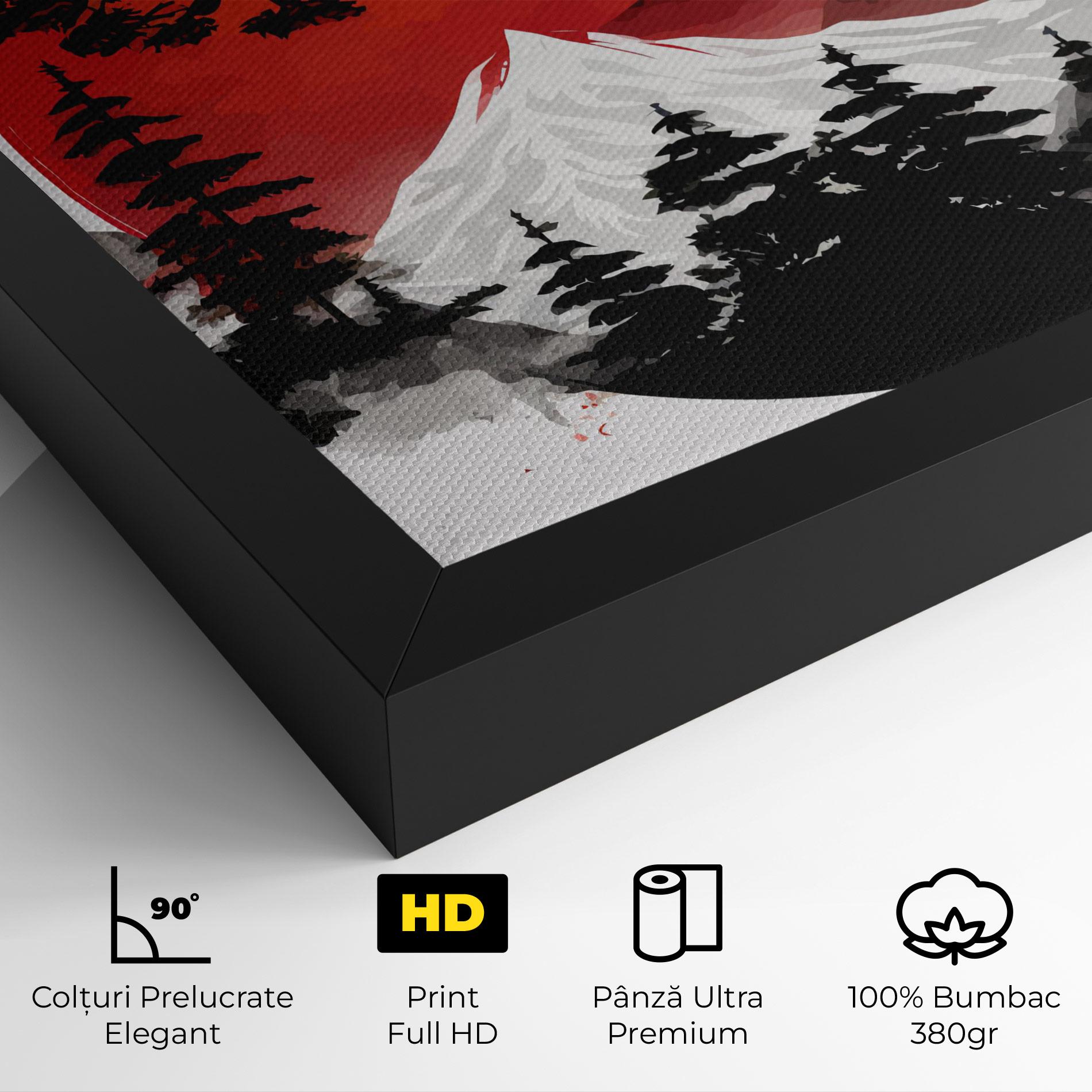 Tablou Canvas Yin Yang Mountain mockup 4