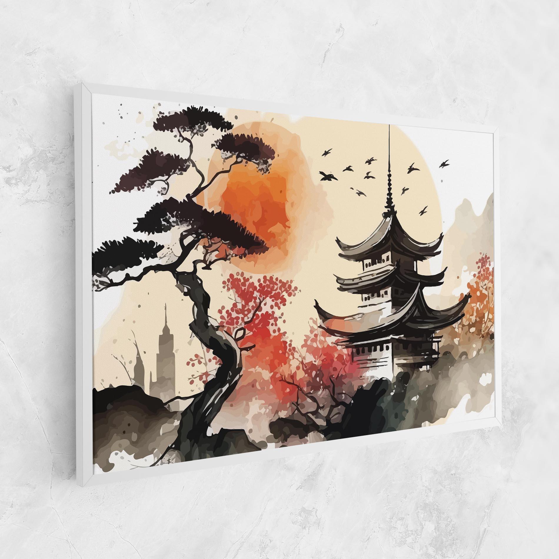 Tablou Canvas Asiatic Beautiful View mockup 1
