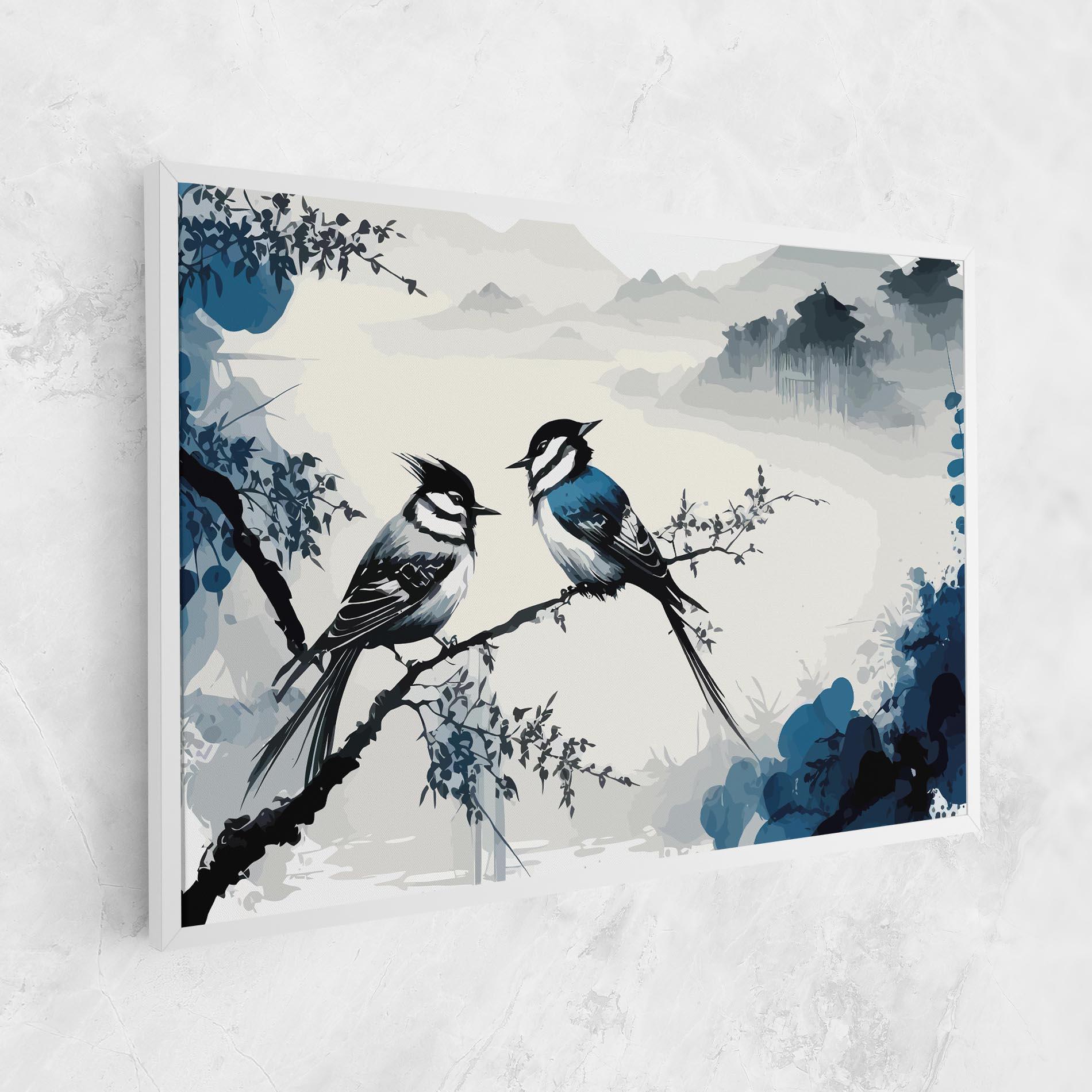 Tablou Canvas Asiatic Blue Bird mockup 1
