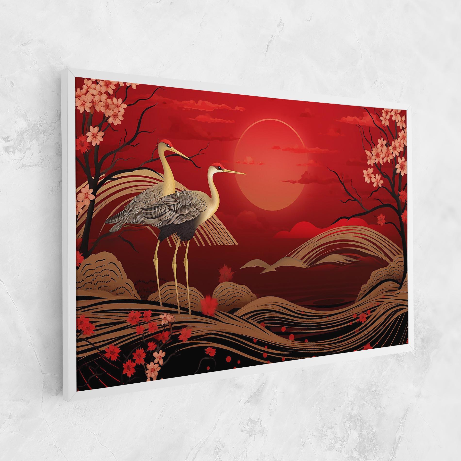 Tablou Canvas Gold Landscape Painting mockup 1