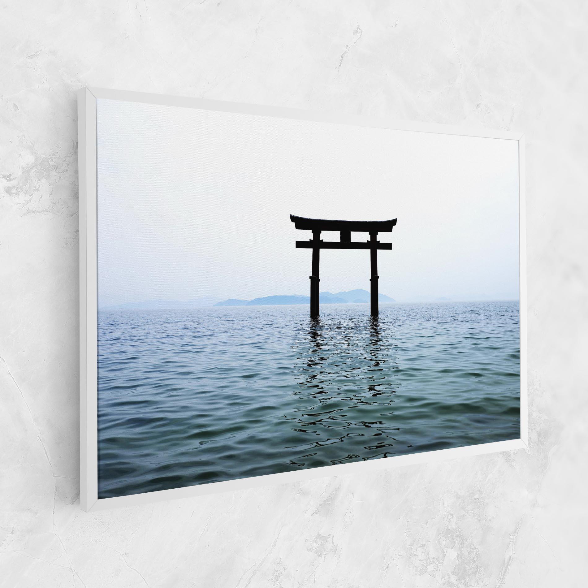 Tablou Canvas Japan Lake Gate mockup 1