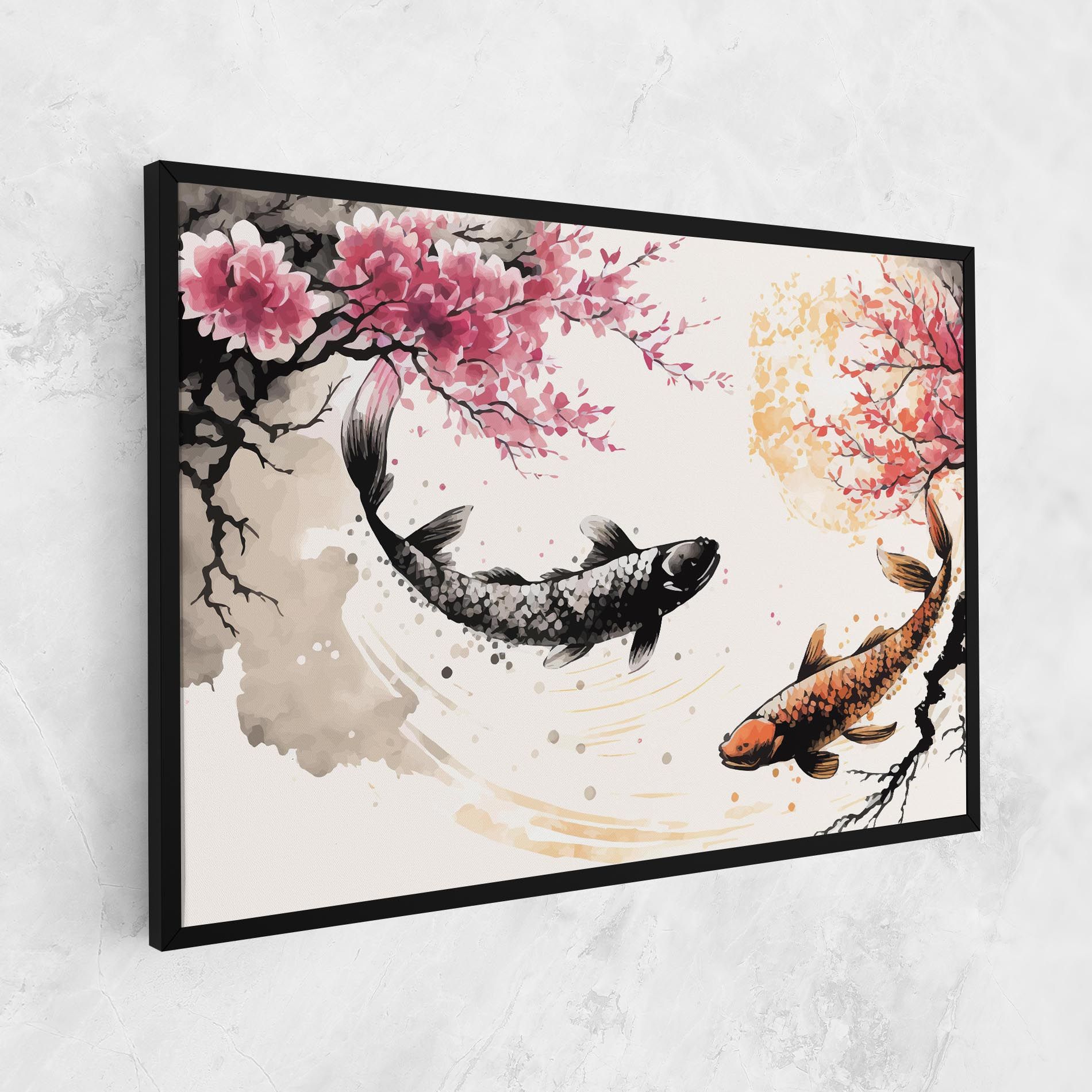 Asiatic Flower Fish mockup 1