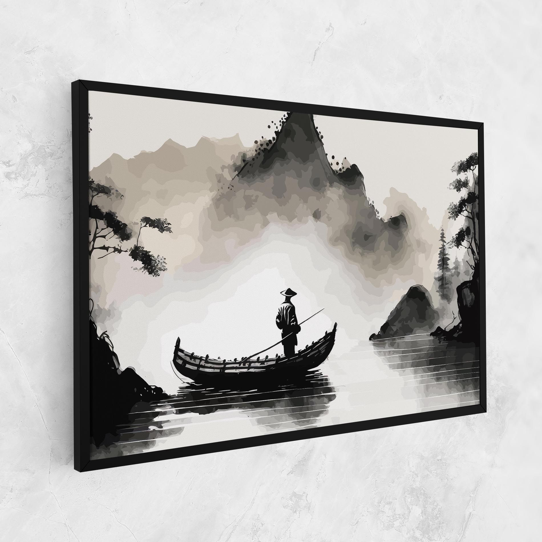 Black Ink Boat mockup 1