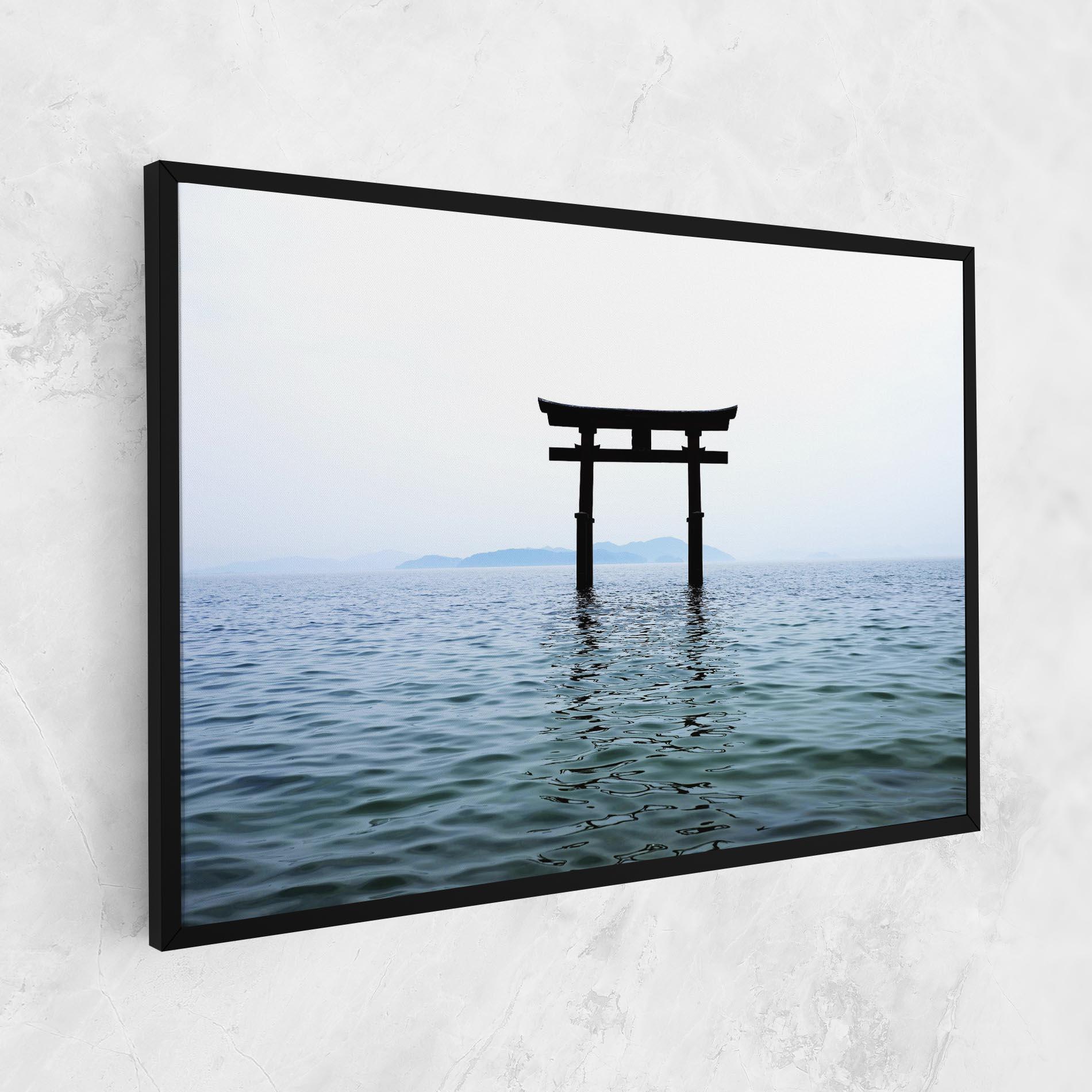 Tablou Canvas Japan Lake Gate mockup 1