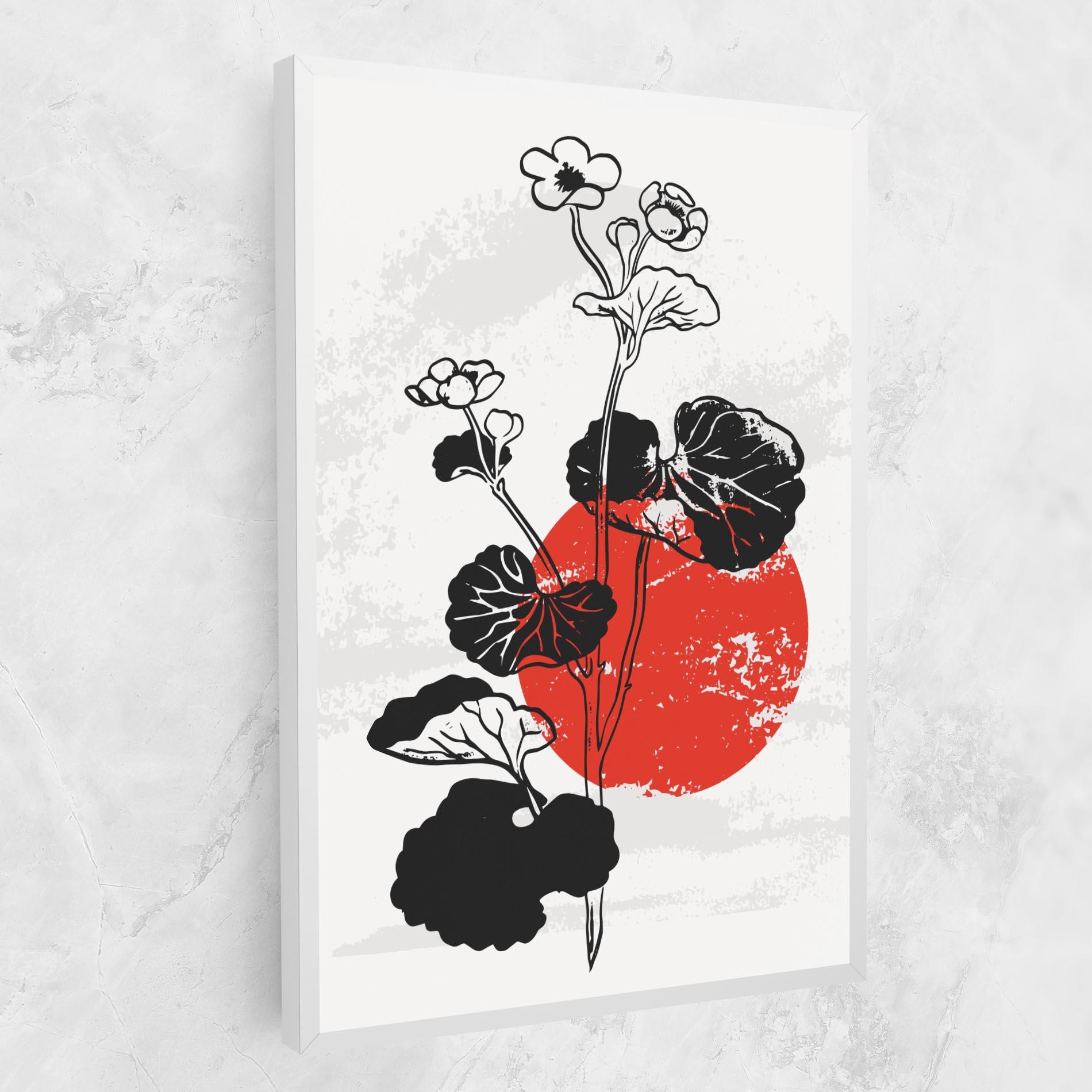 Tablou Canvas Japan Plant Art mockup 1