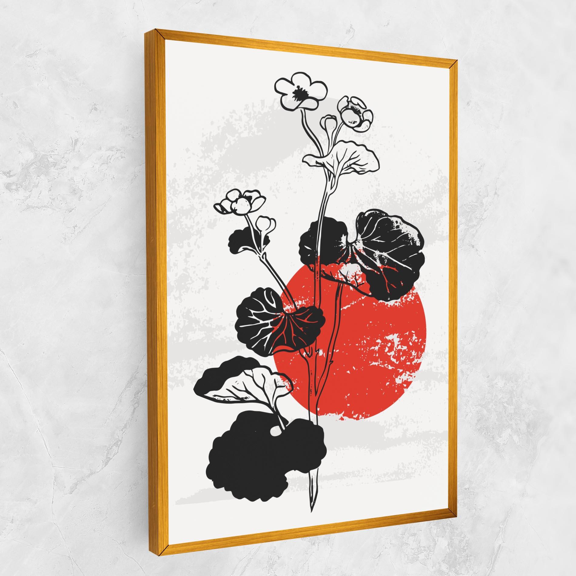 Tablou Canvas Japan Plant Art mockup 1
