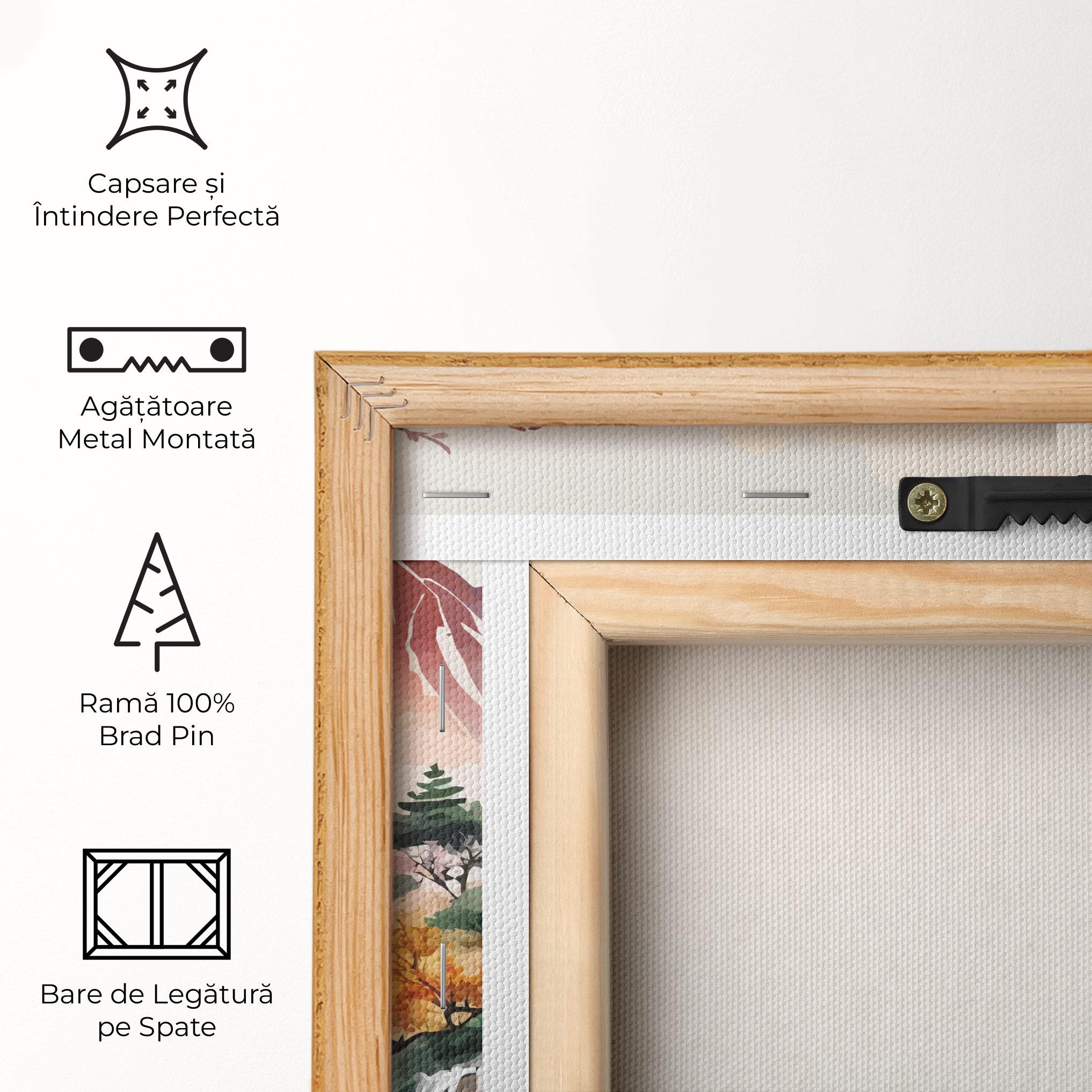 Tablou Canvas Asian Orange Sunset mockup 5