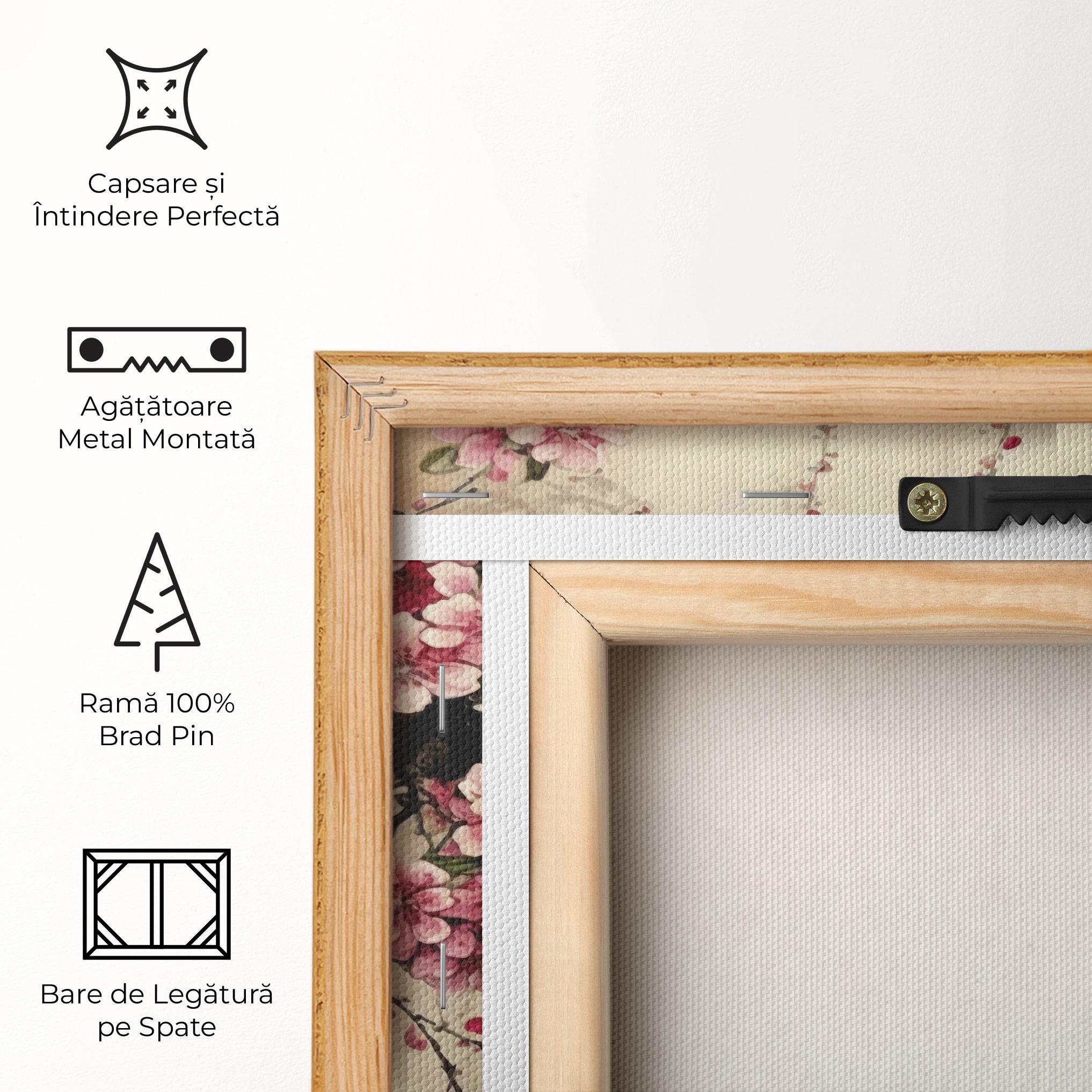 Tablou Canvas Cherry Blossom Birds mockup 5