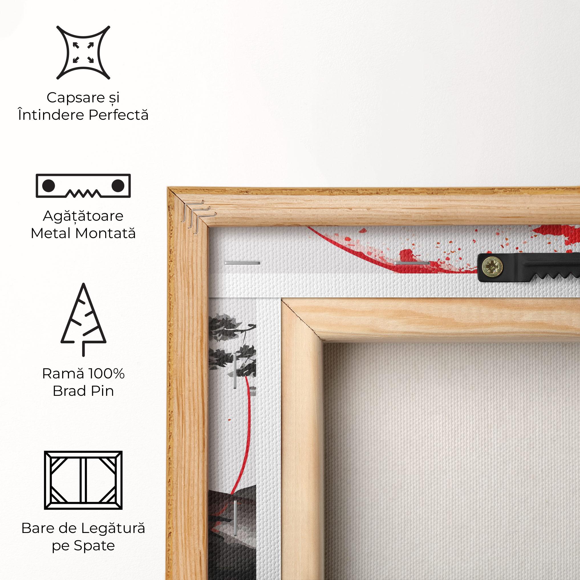 Tablou Canvas Yin Yang Mountain mockup 5