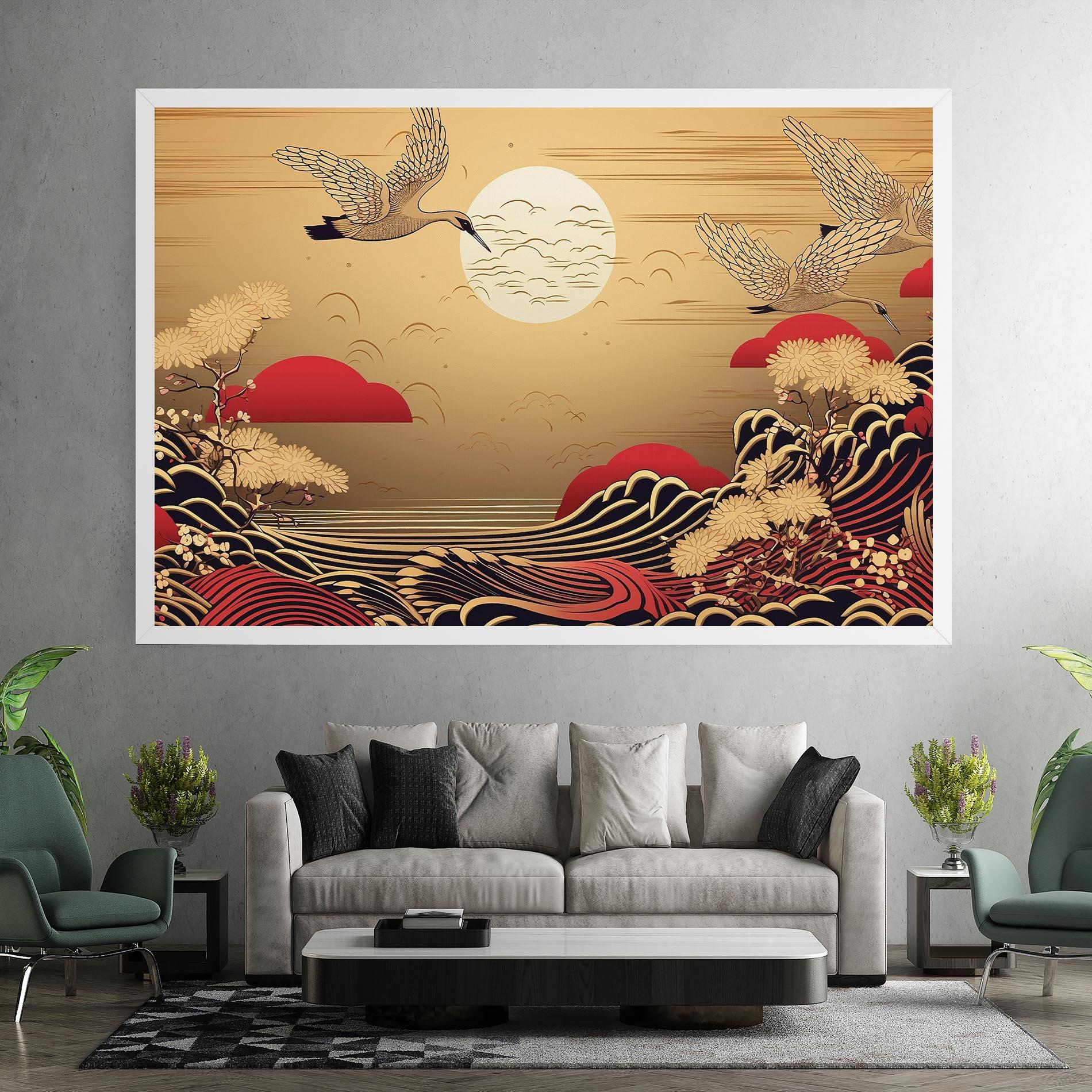 Tablou Canvas Chinese Wind Art mockup 7