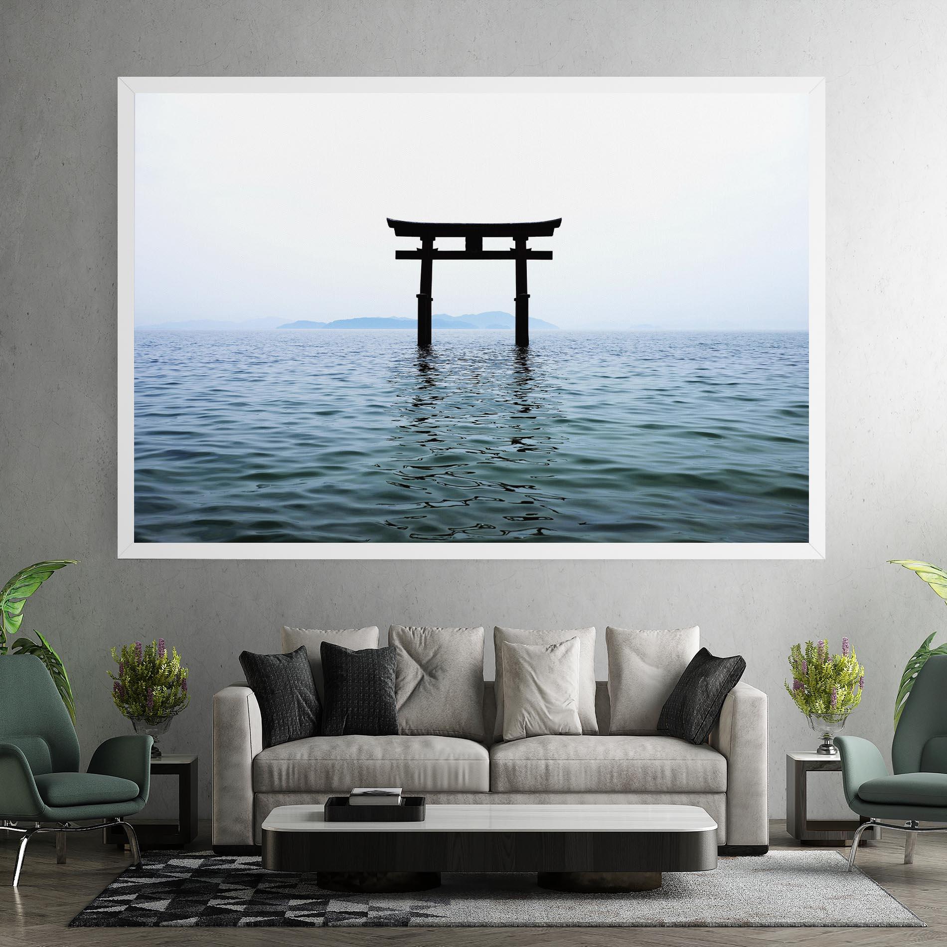 Tablou Canvas Japan Lake Gate mockup 7
