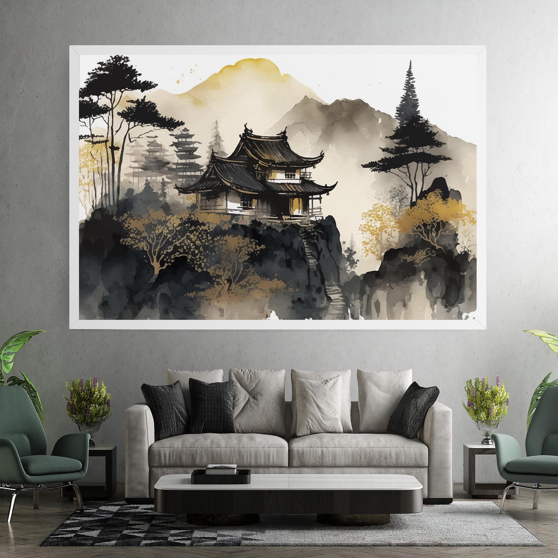 Tablou Canvas Japanese Temple mockup 7