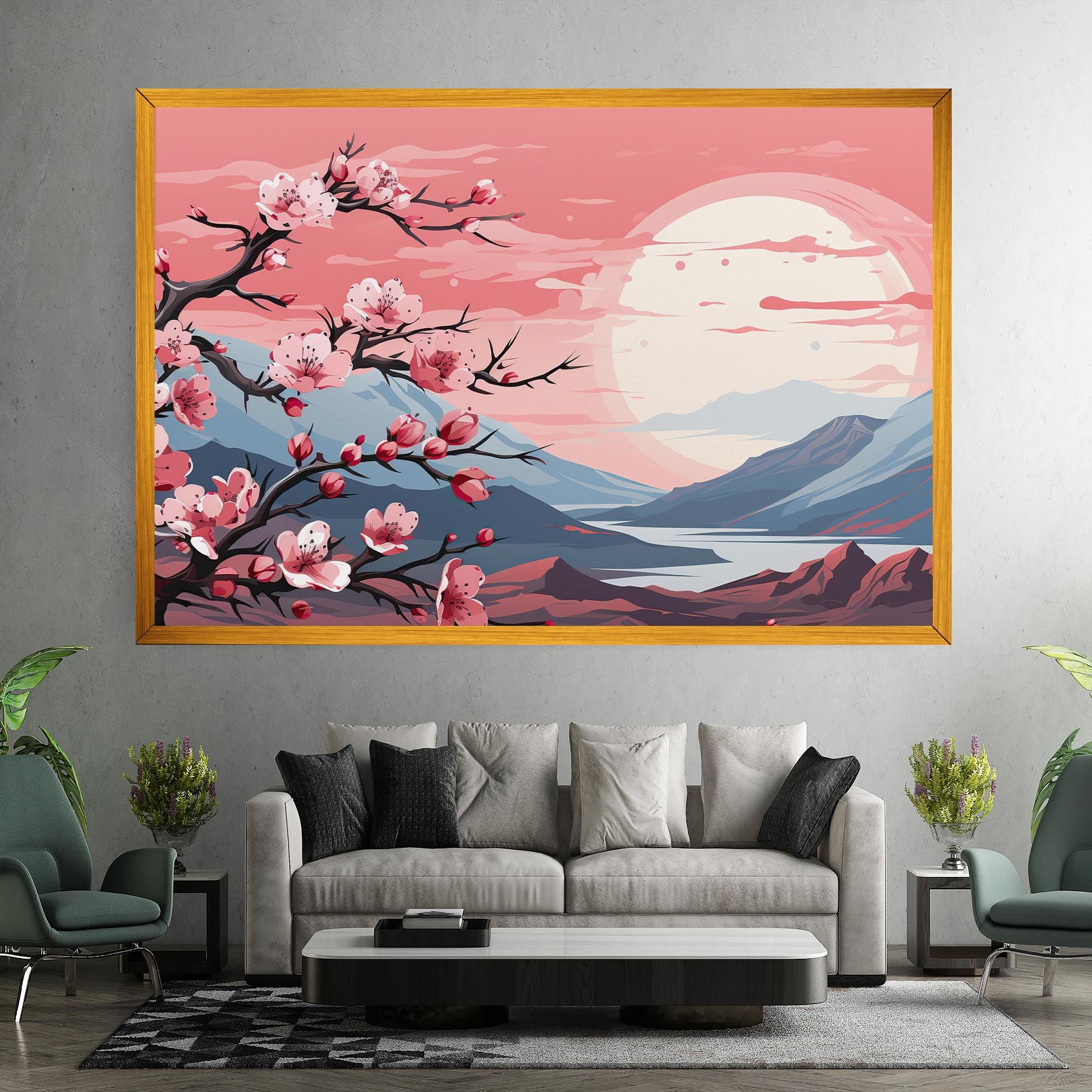 Chinese Cherry Blossoms mockup 7