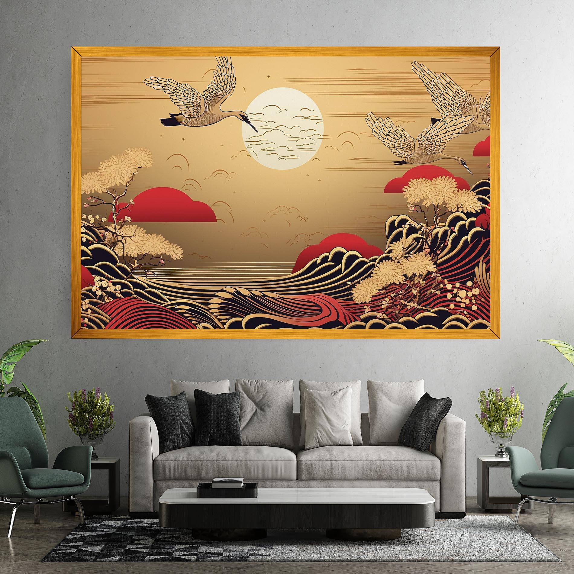 Tablou Canvas Chinese Wind Art mockup 7