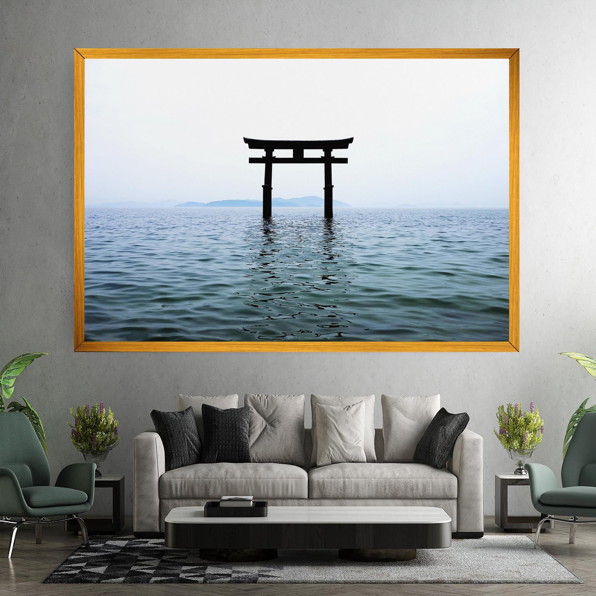 Japan Lake Gate mockup 7