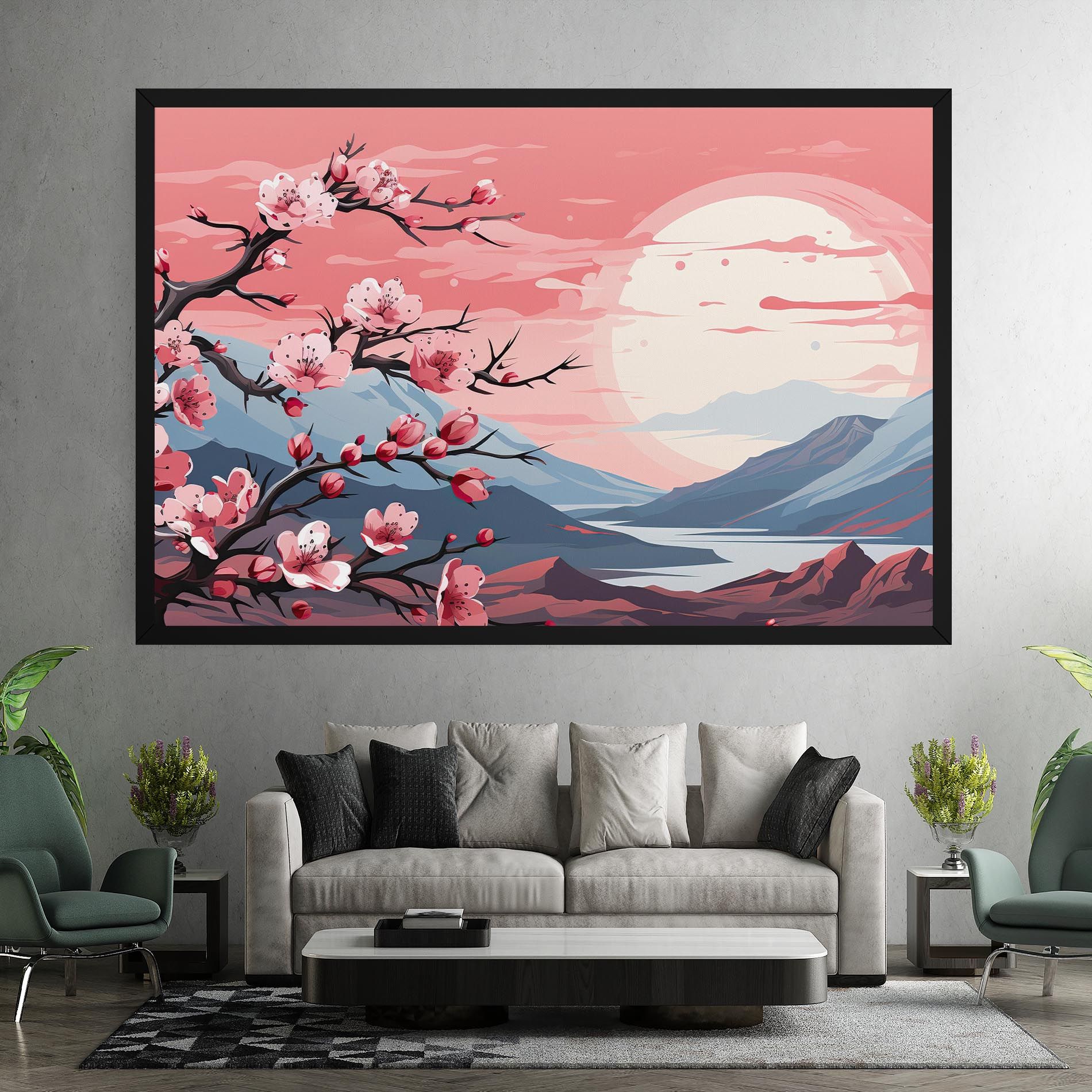 Chinese Cherry Blossoms mockup 7