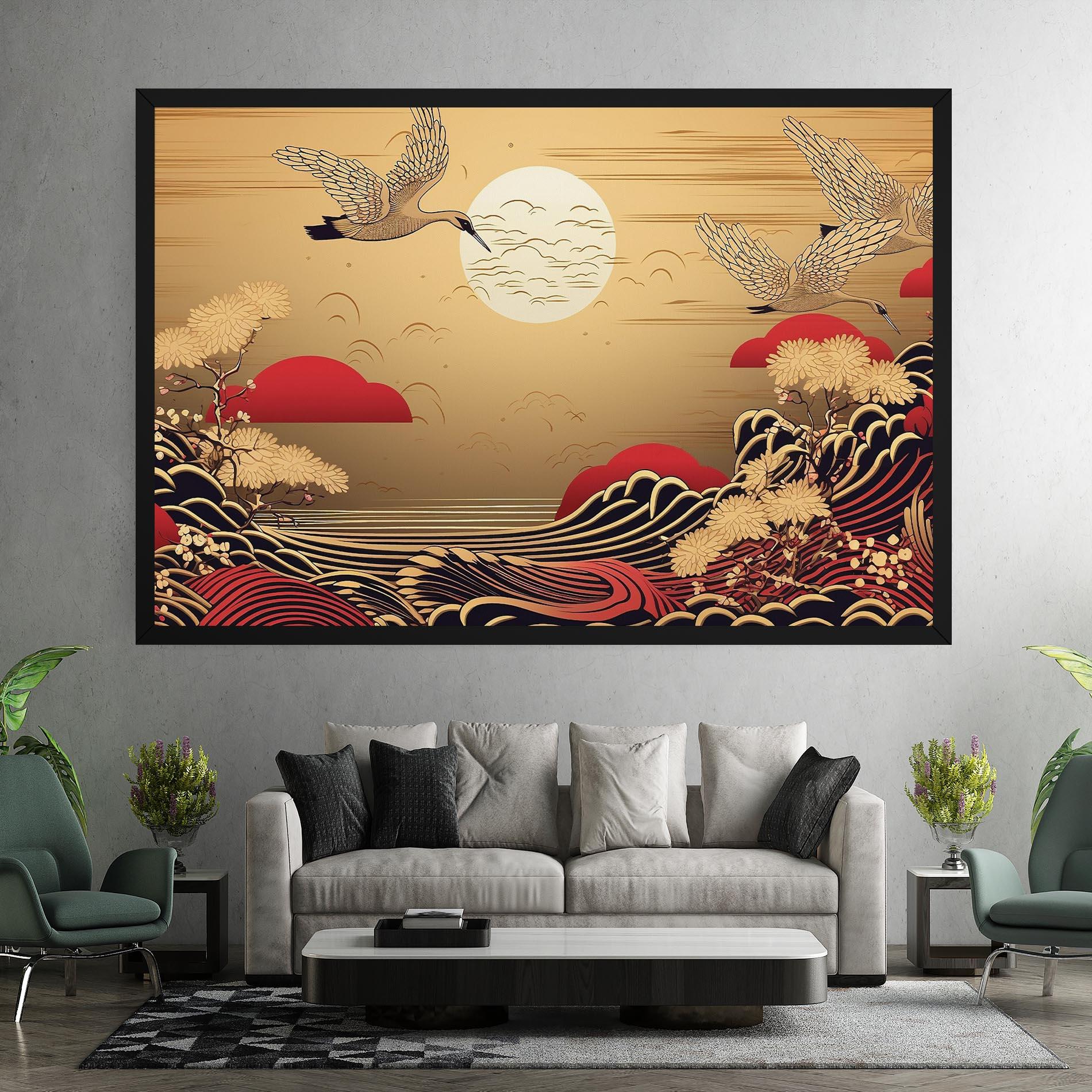 Tablou Canvas Chinese Wind Art mockup 7