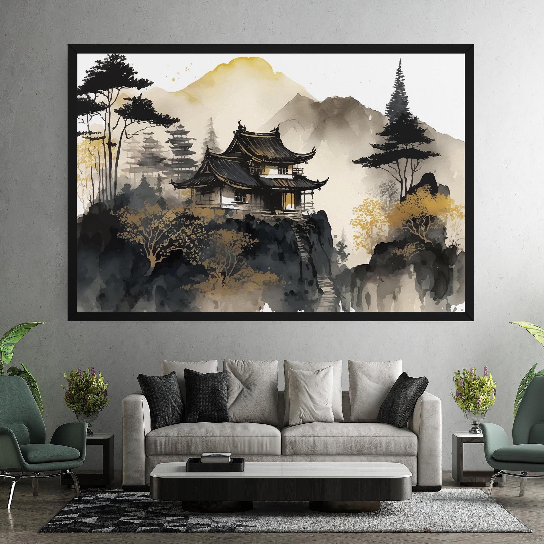 Tablou Canvas Japanese Temple mockup 7