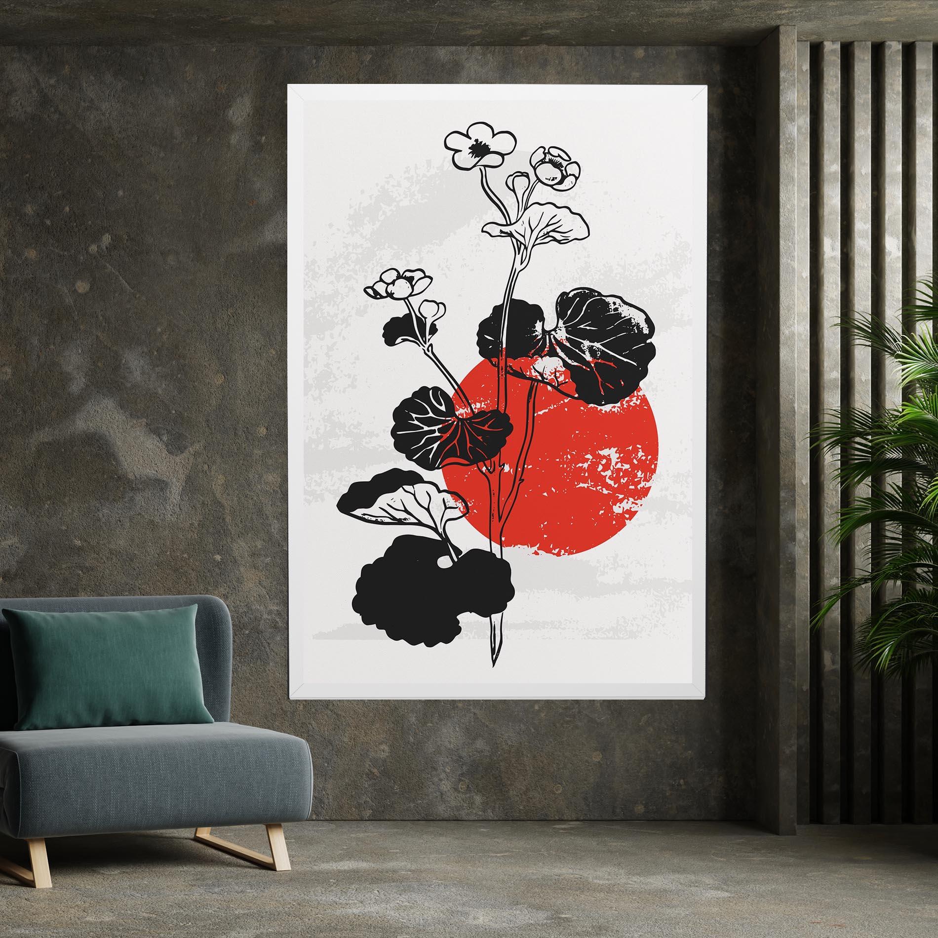 Tablou Canvas Japan Plant Art mockup 7