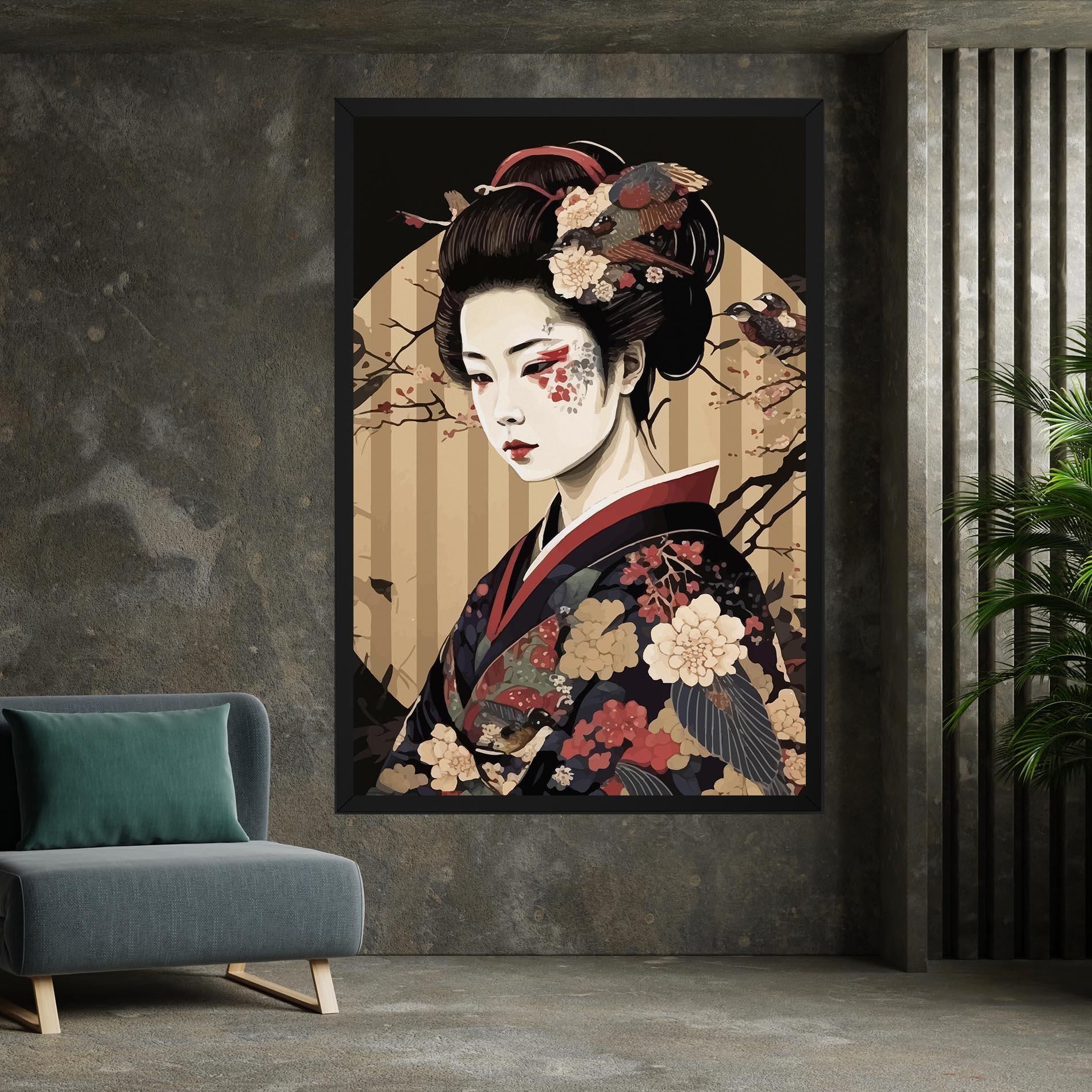 Tablou Canvas Asiatic Lady mockup 7