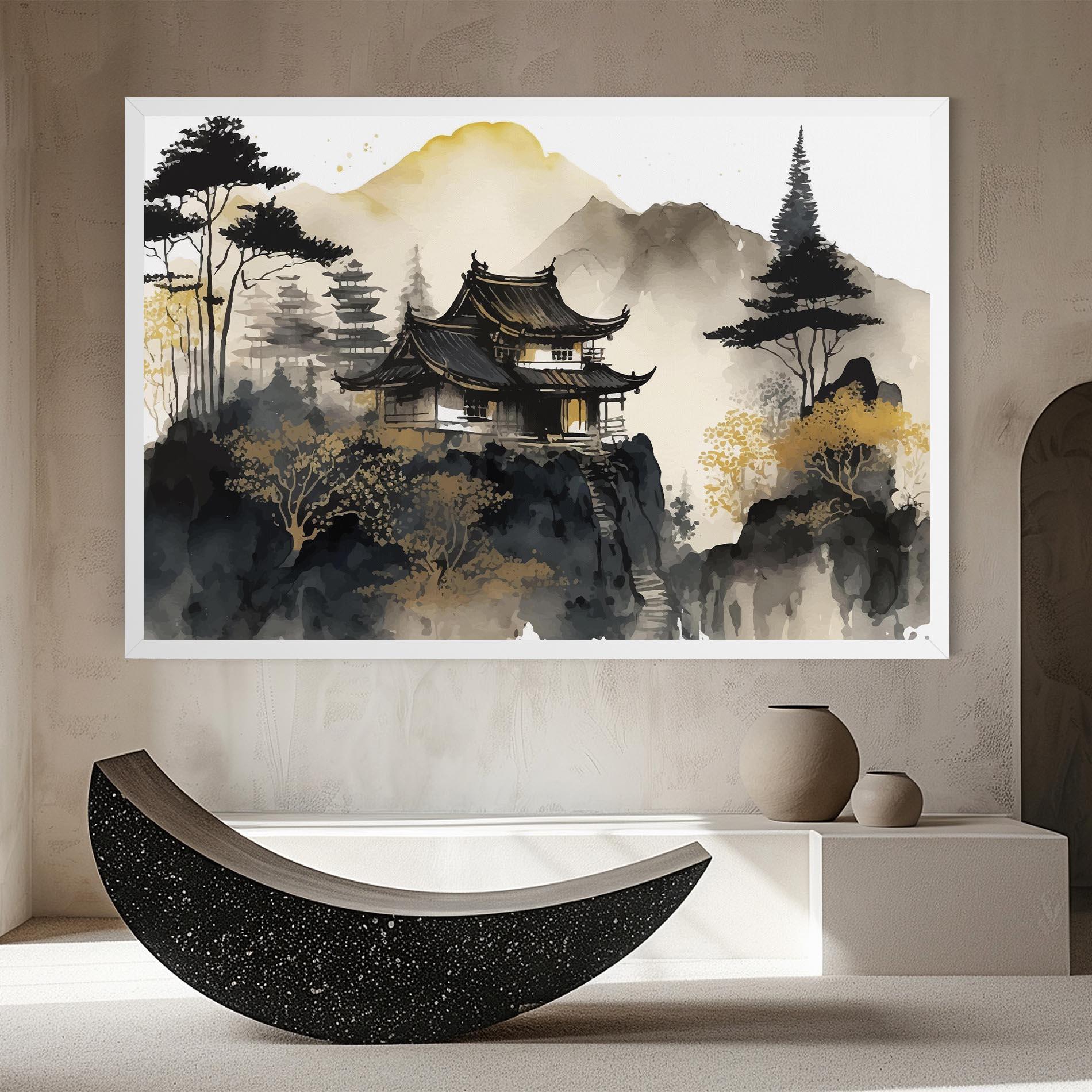 Tablou Canvas Japanese Temple mockup 8