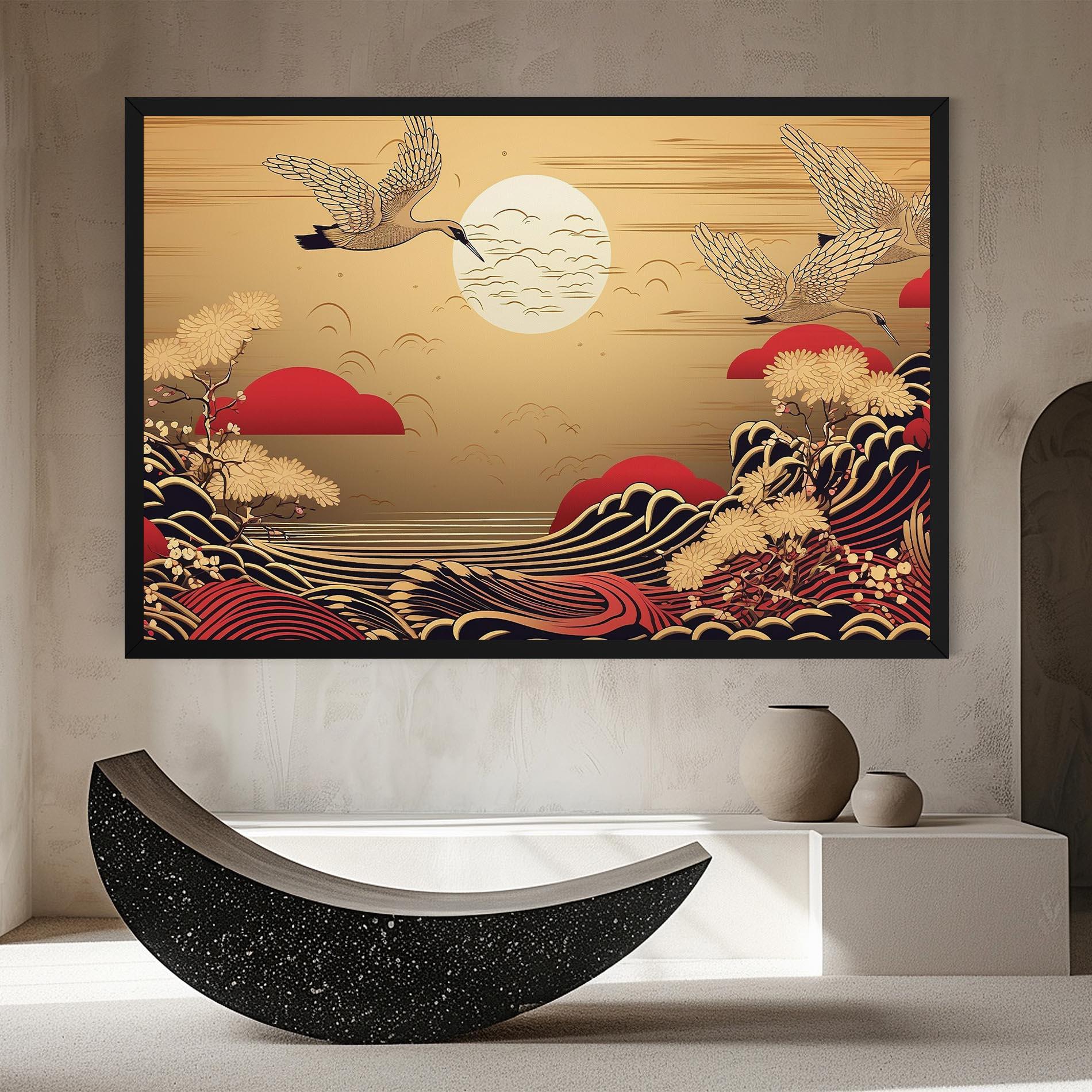 Tablou Canvas Chinese Wind Art mockup 8
