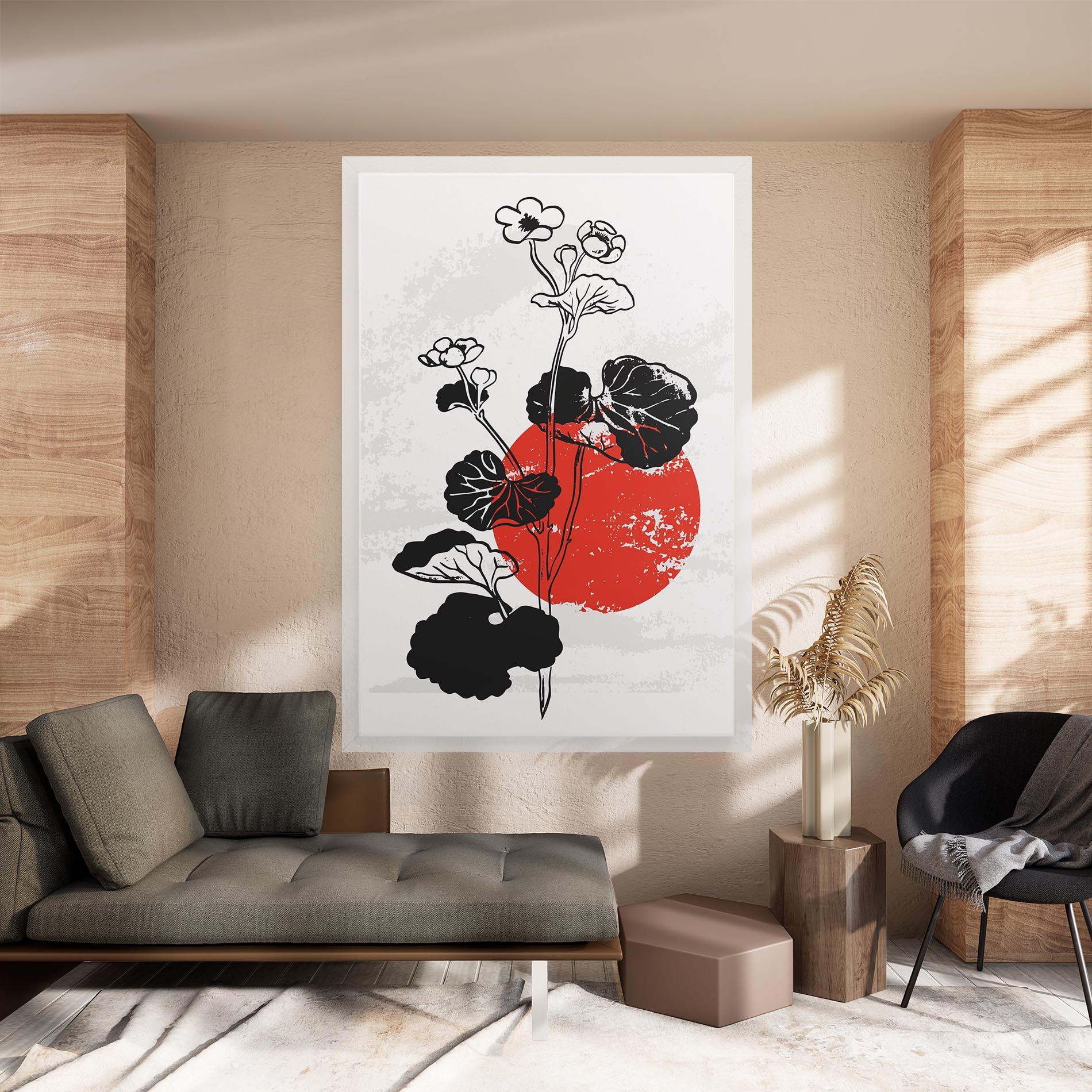 Tablou Canvas Japan Plant Art mockup 8