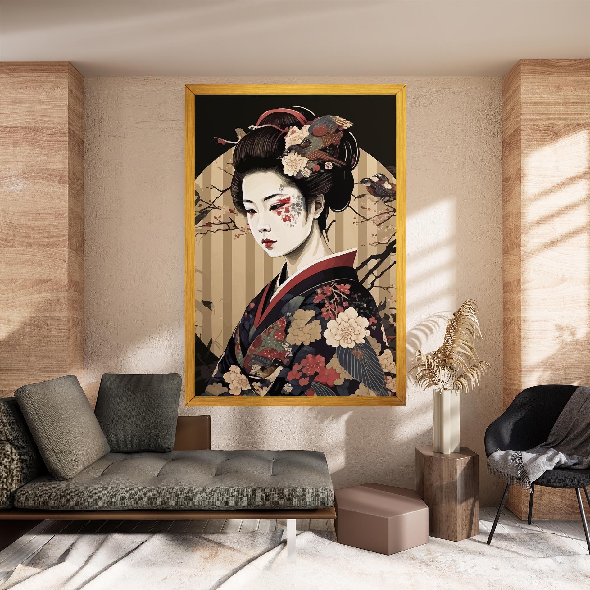 Tablou Canvas Asiatic Lady mockup 8